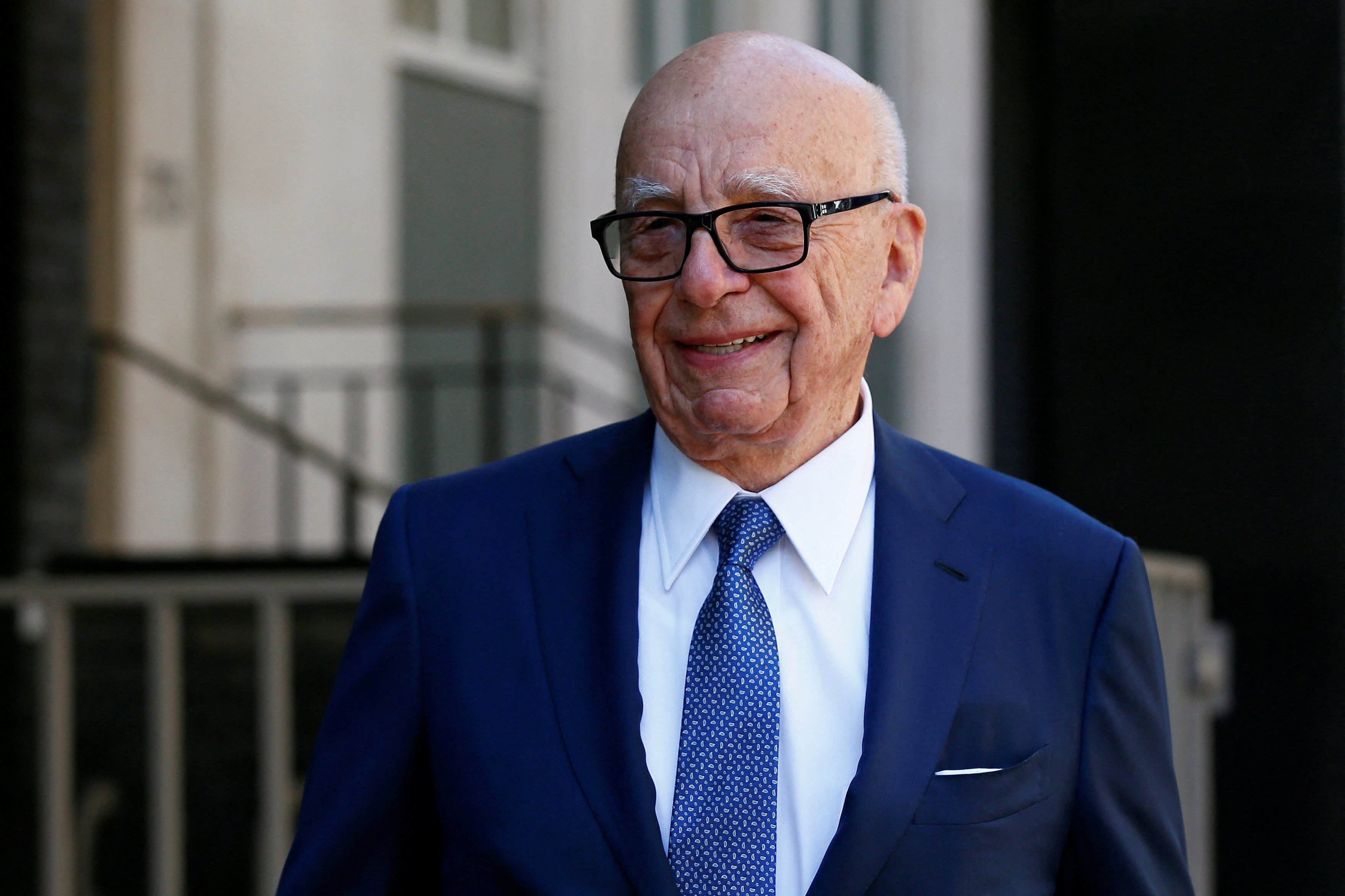 Rupert Murdoch, 92, is stepping down as chairman of two of his companies. Photo: Reuters