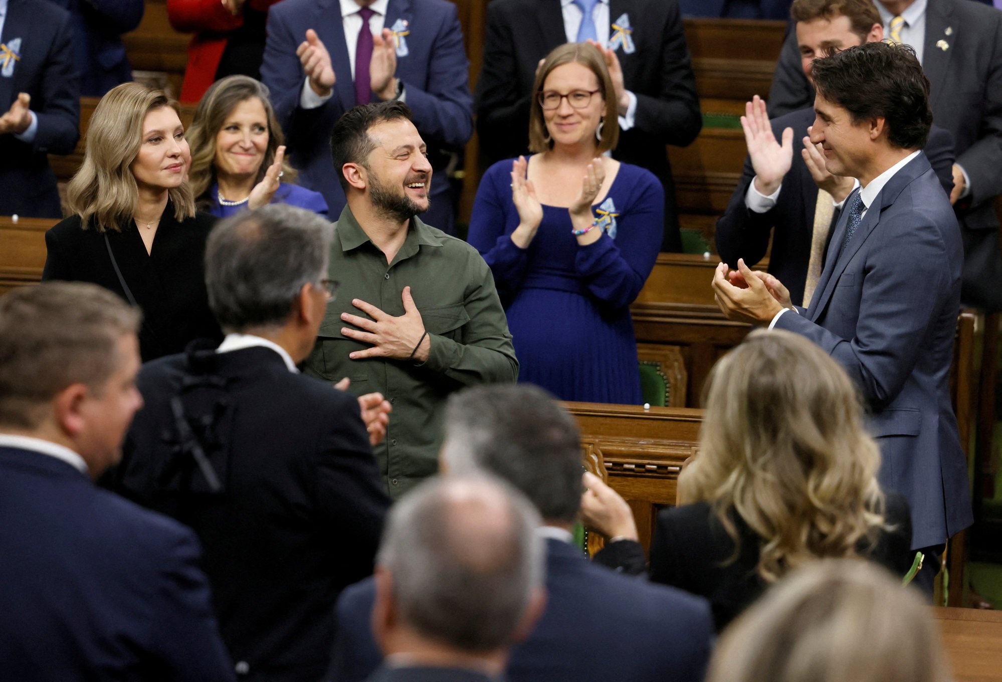 Volodymyr Zelensky says Ukraine will triumph as Canada pledges more 