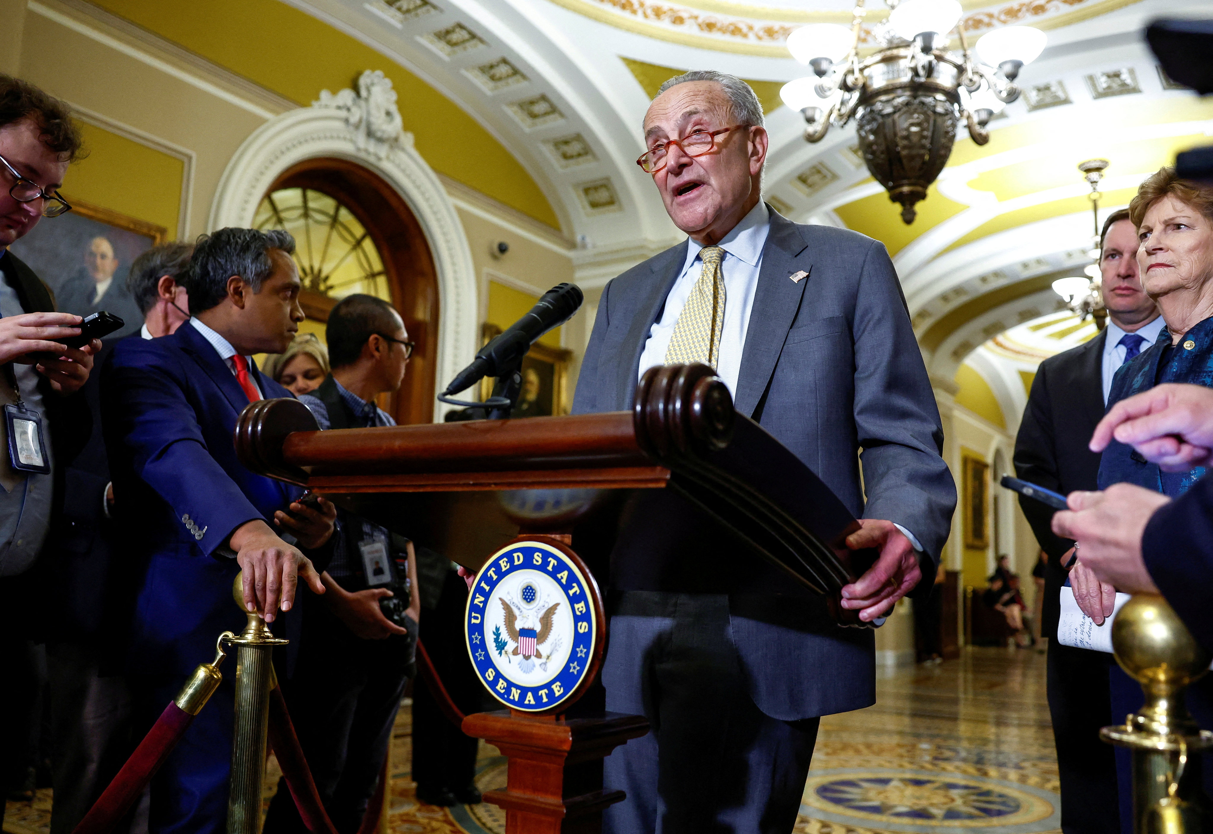 US Senate Majority Leader Charles Schumer, Democrat of New York, is reportedly assembling a bipartisan delegation to visit China in October. Photo: Reuters 