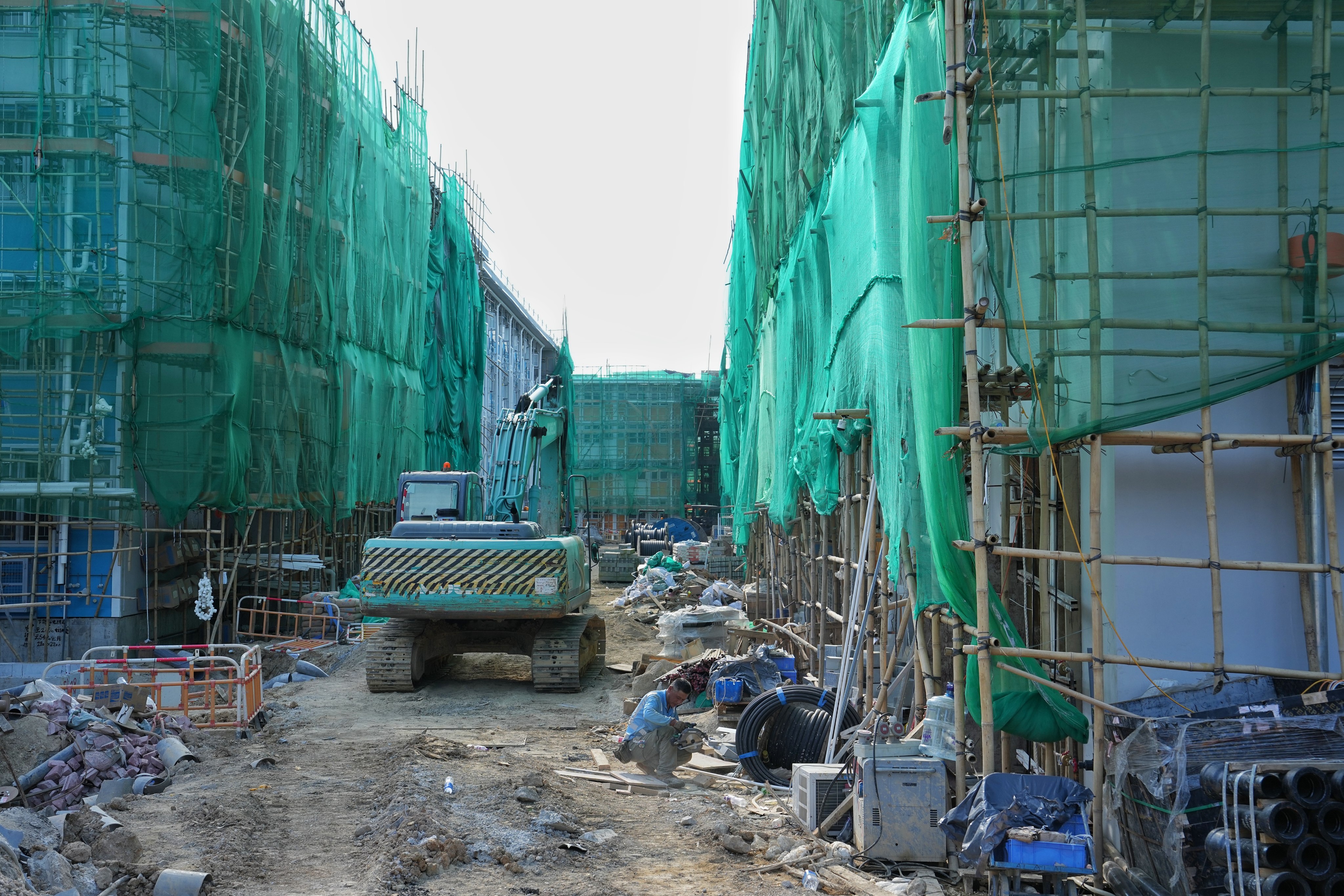 The 1,028 transitional units in Kam Tin are scheduled to be complete in the final quarter of this year. Photo: Elson Li