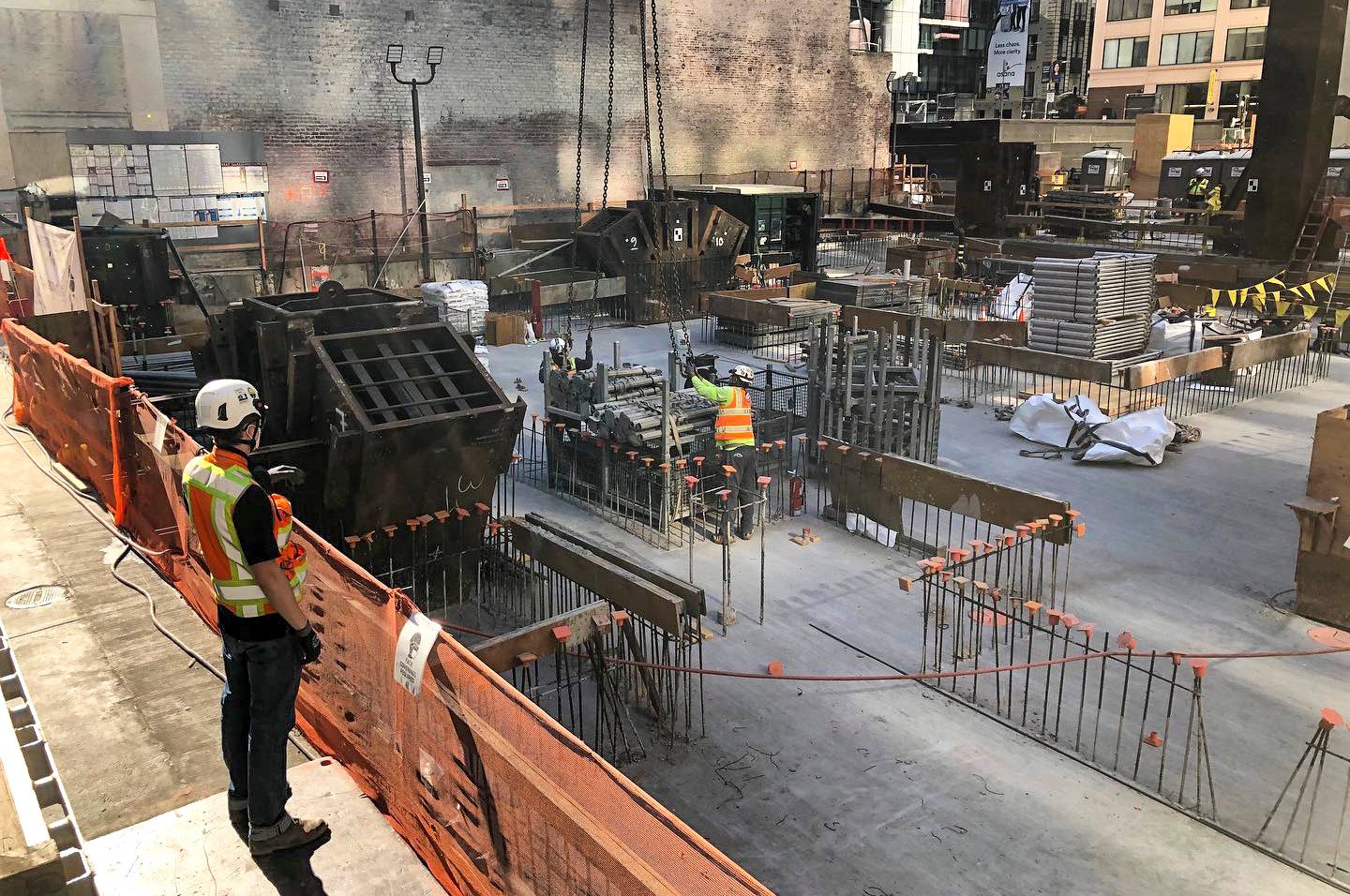 An undated image of the construction site at the San Francisco Oceanwide Center. Photo: Facebook