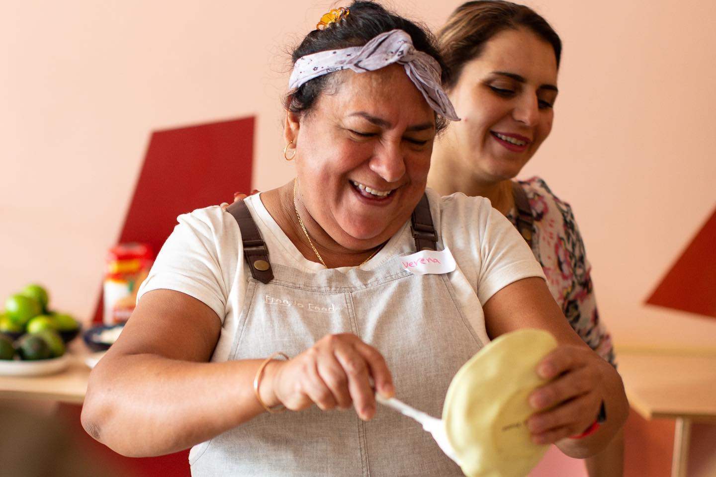 Colombian chef Verena at a Free to Feed event in Melbourne, Australia. Photo: Instagram/@freetofeedmelbourne