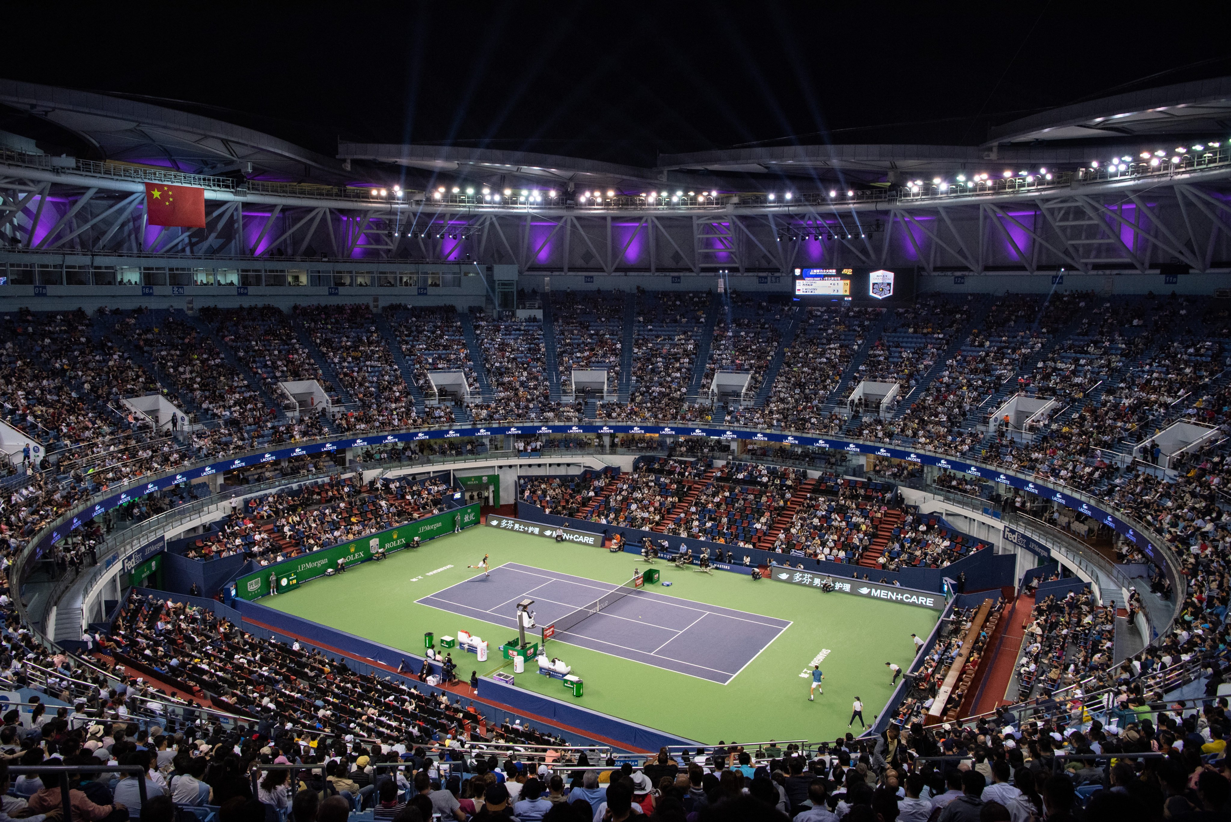 The Rolex Shanghai Masters tournament is set to return to the professional tennis calendar this October, with the event taking place at the Qizhong Stadium in Shanghai. Photo: Rolex