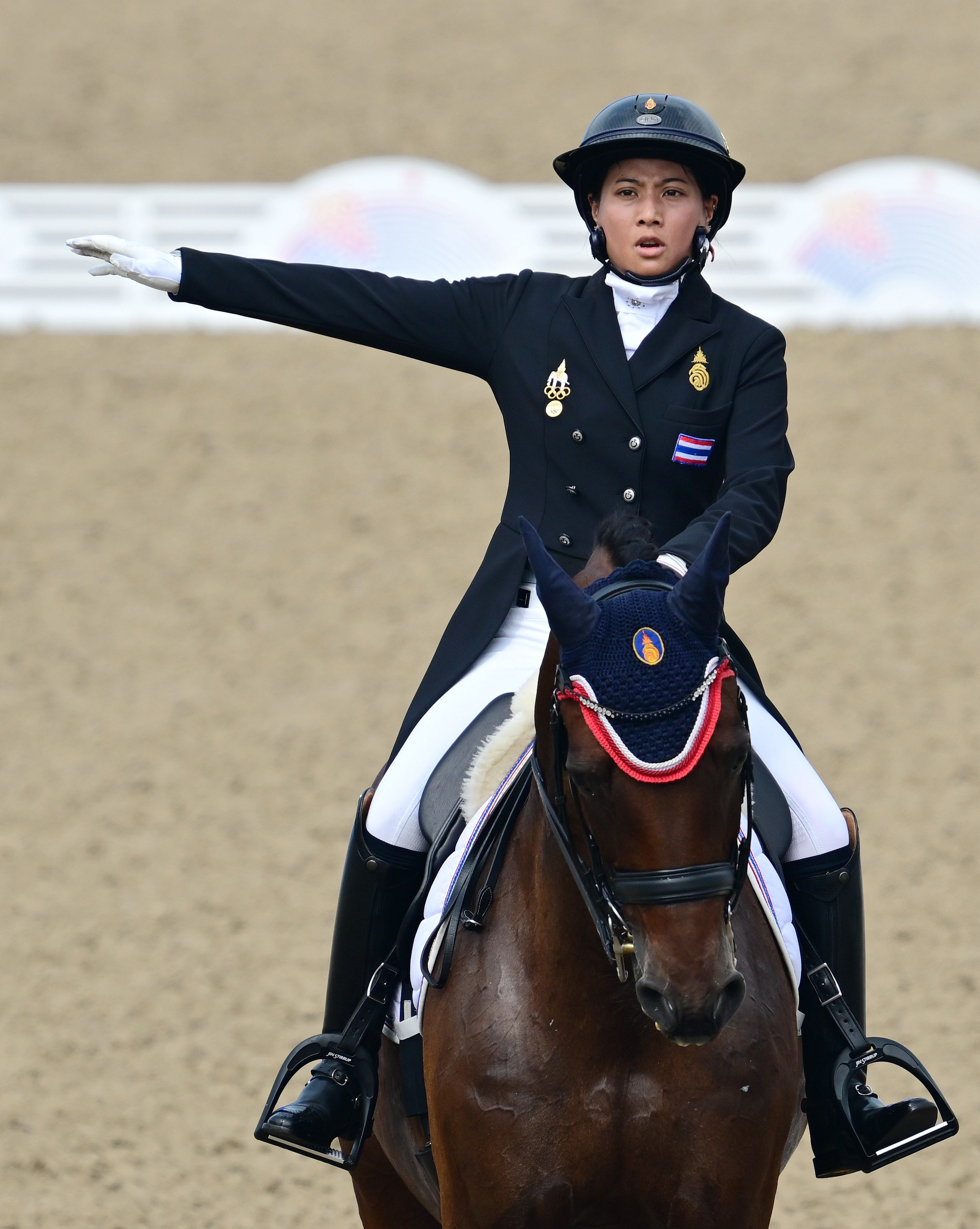 Princess Sirivannavari Mahidol of Thailand is competing at the 19th Asian Games in Hangzhou. Photo: Xinhua