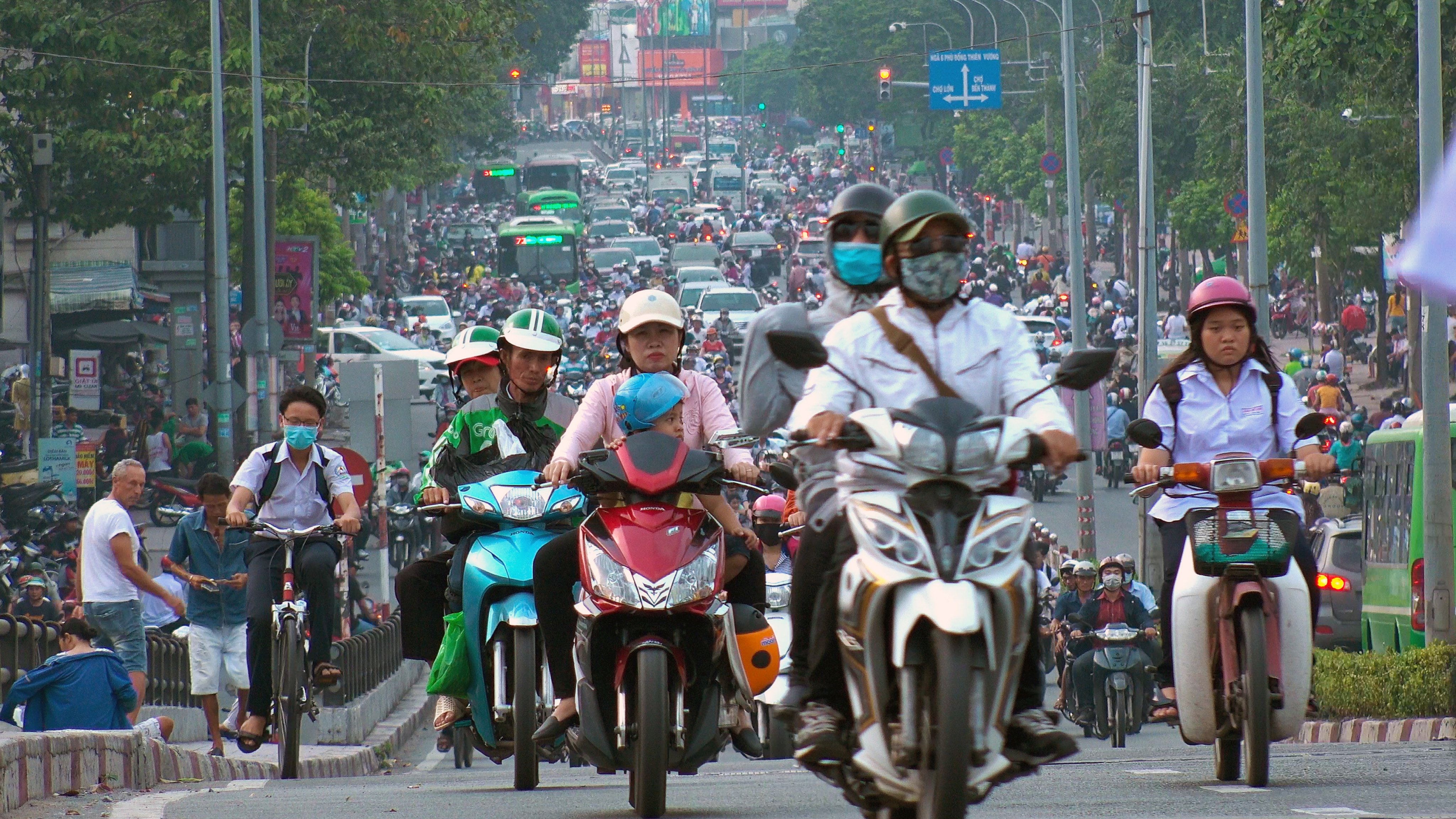 Rush hour in Ho Chi Minh City, Vietnam. Photo: Shutterstock 