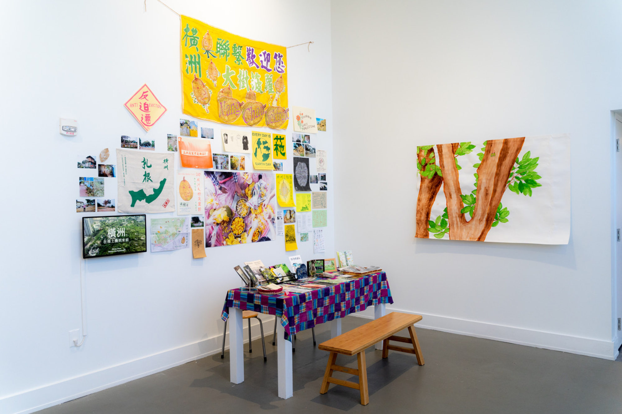 “Farmer’s Market Table” (2017), by Hong Kong collective Wang Chau Tin Yuen. Photo: Robert Borsdorf/Chinese Culture Center of San Francisco)