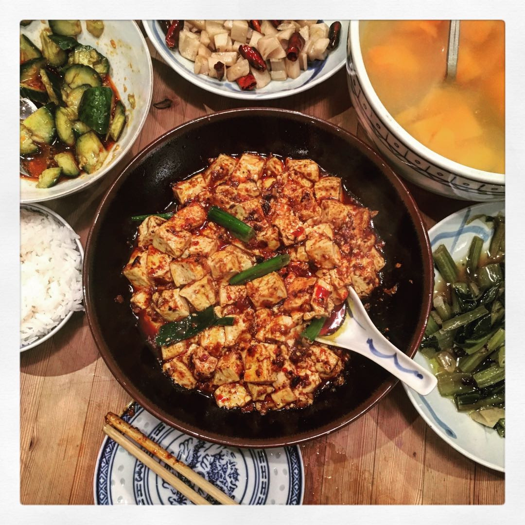 Mapo dofu (sauteéd tofu in hot and spicy sauce) made by Fuchsia Dunlop. She wants diners to appreciate Chinese food better. Photo: SCMP