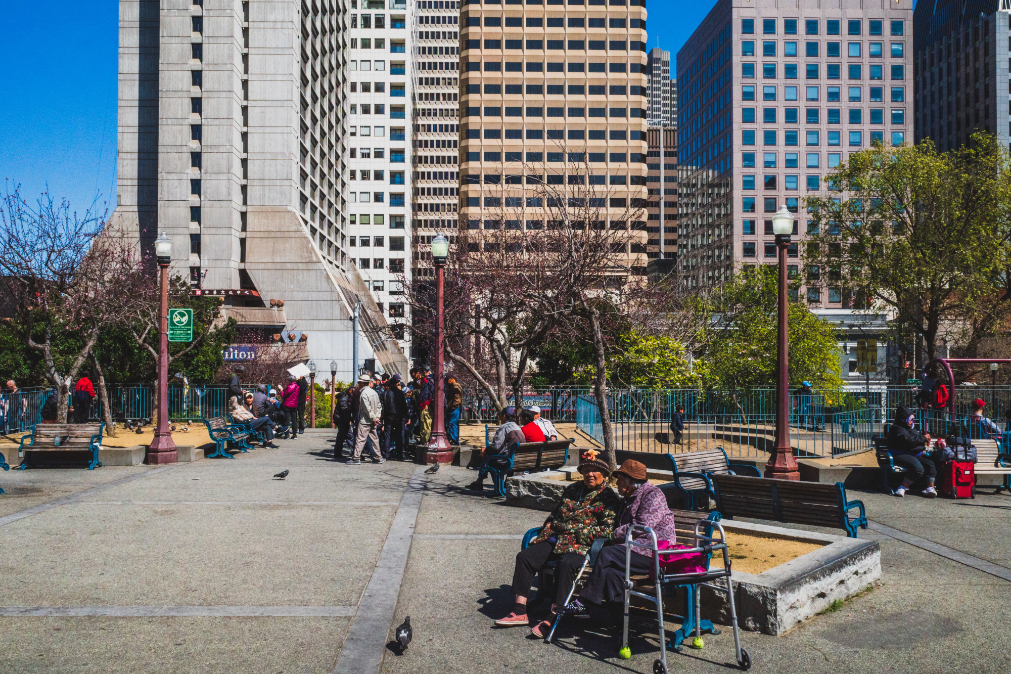 Portsmouth Square in San Francisco Chinatown. Photo: Shutterstock