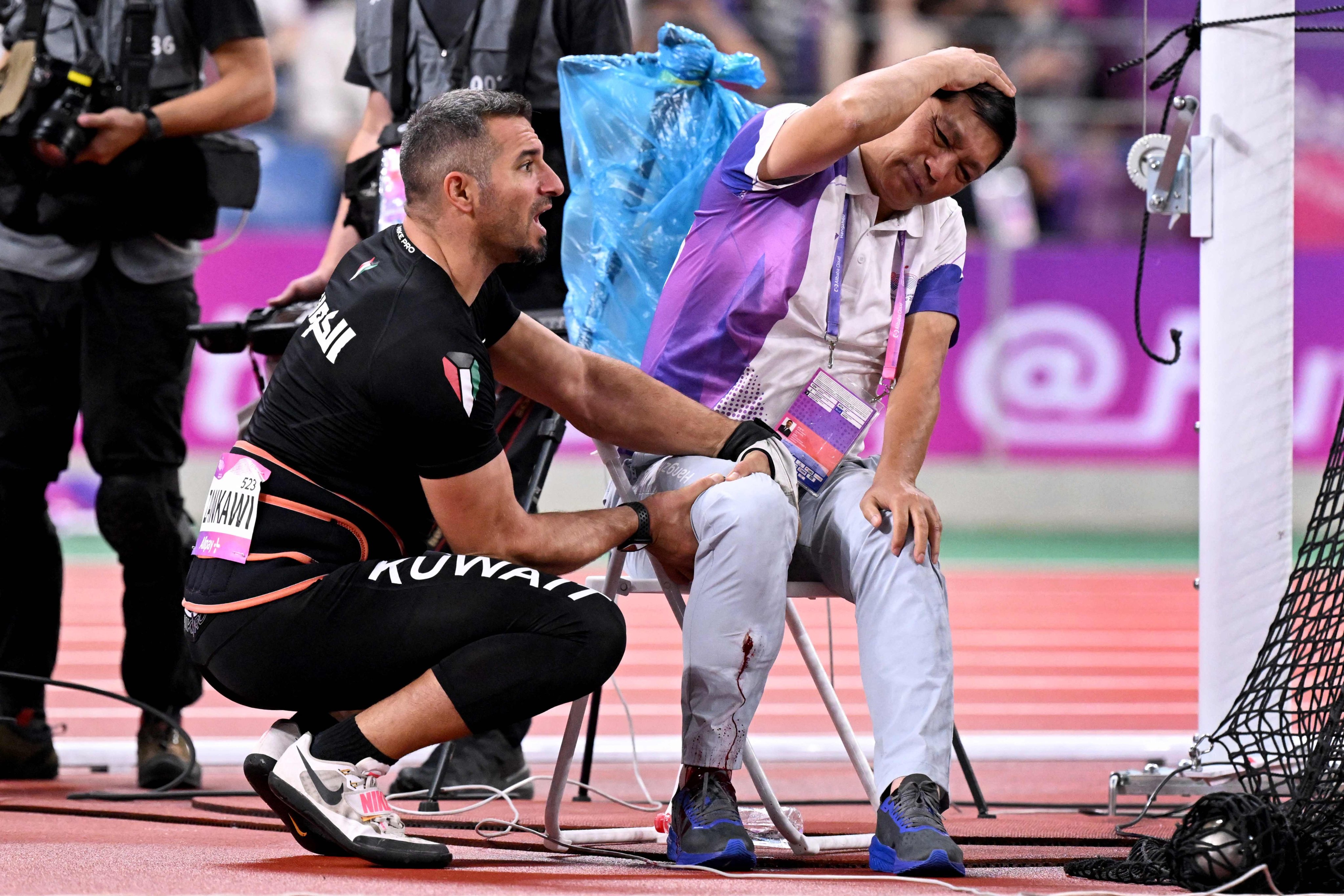 Asian Games 2023: athletics official hospitalised with leg 