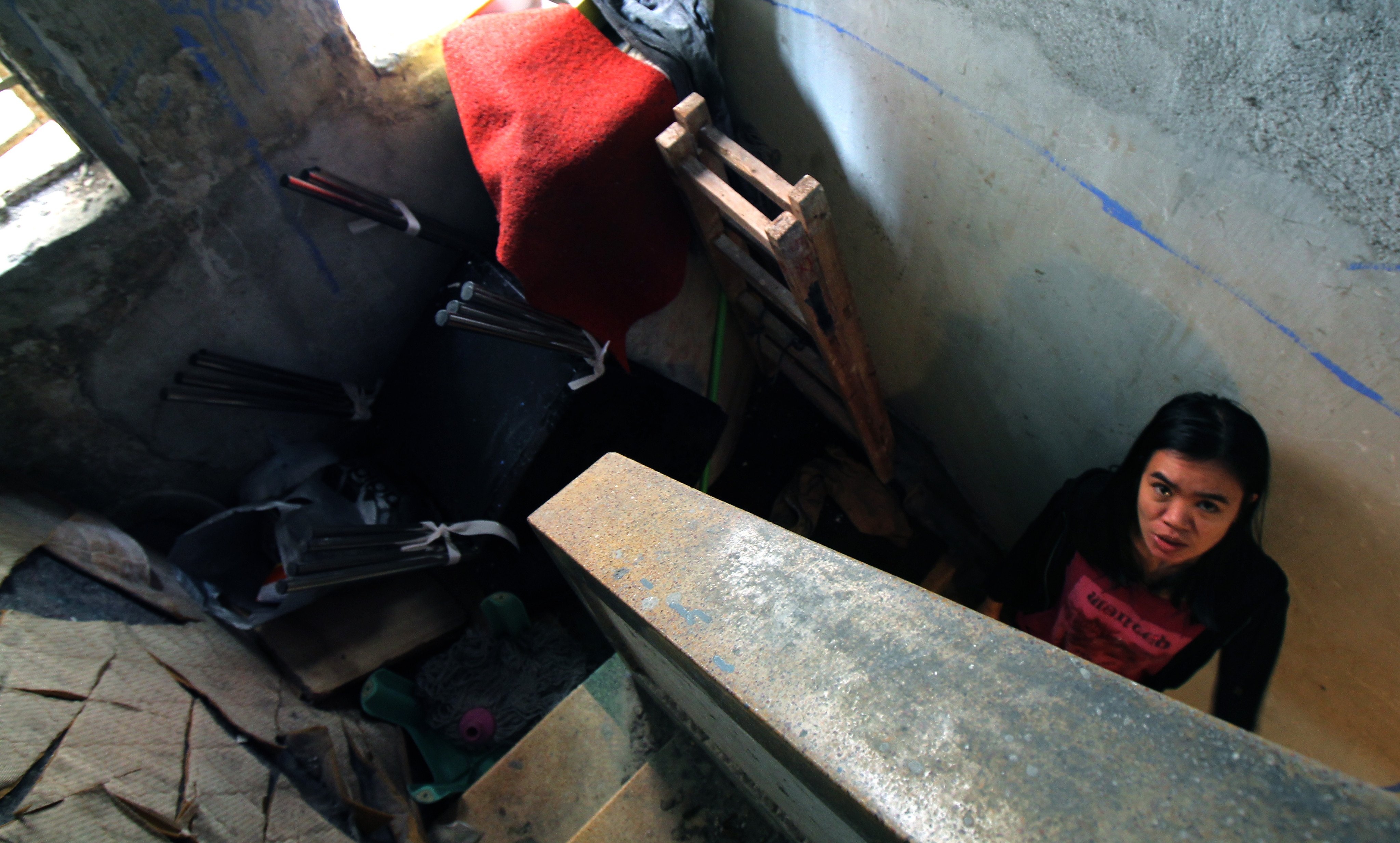 The stairwell of a dilapidated subdivided flat in Hong Kong’s North Point district is seen in this photo taken in December 2011. Photo: Dickson Lee