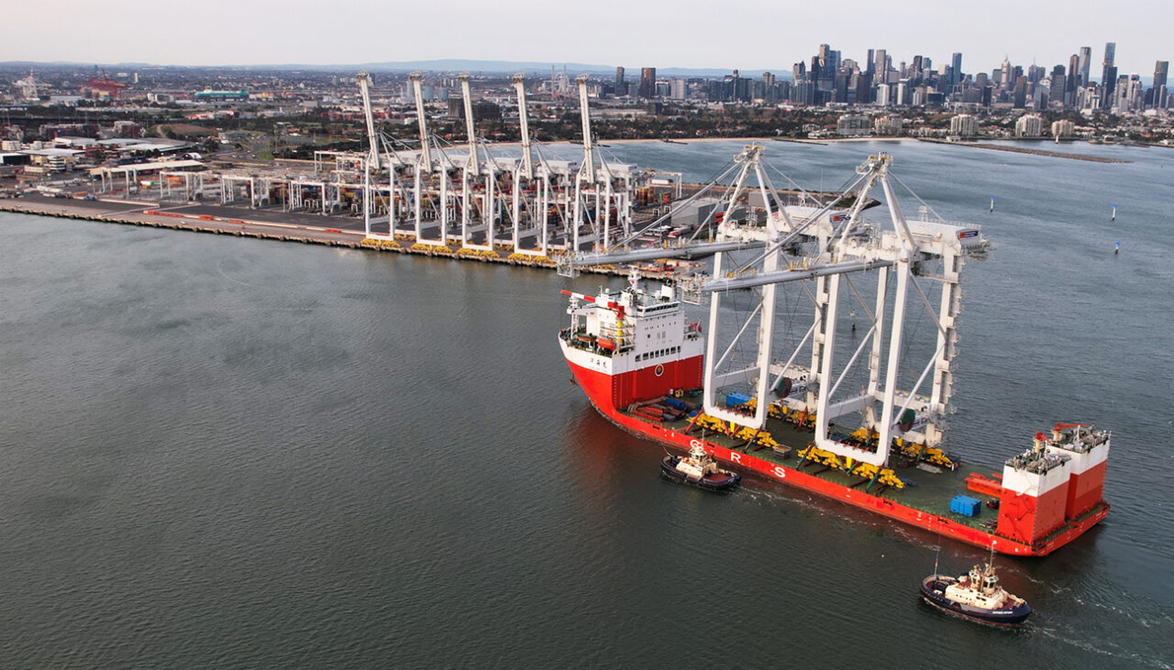 VICT in Melbourne. The acquisition of the new cranes is part of a US$150.2 million expansion project. Photo: Handout