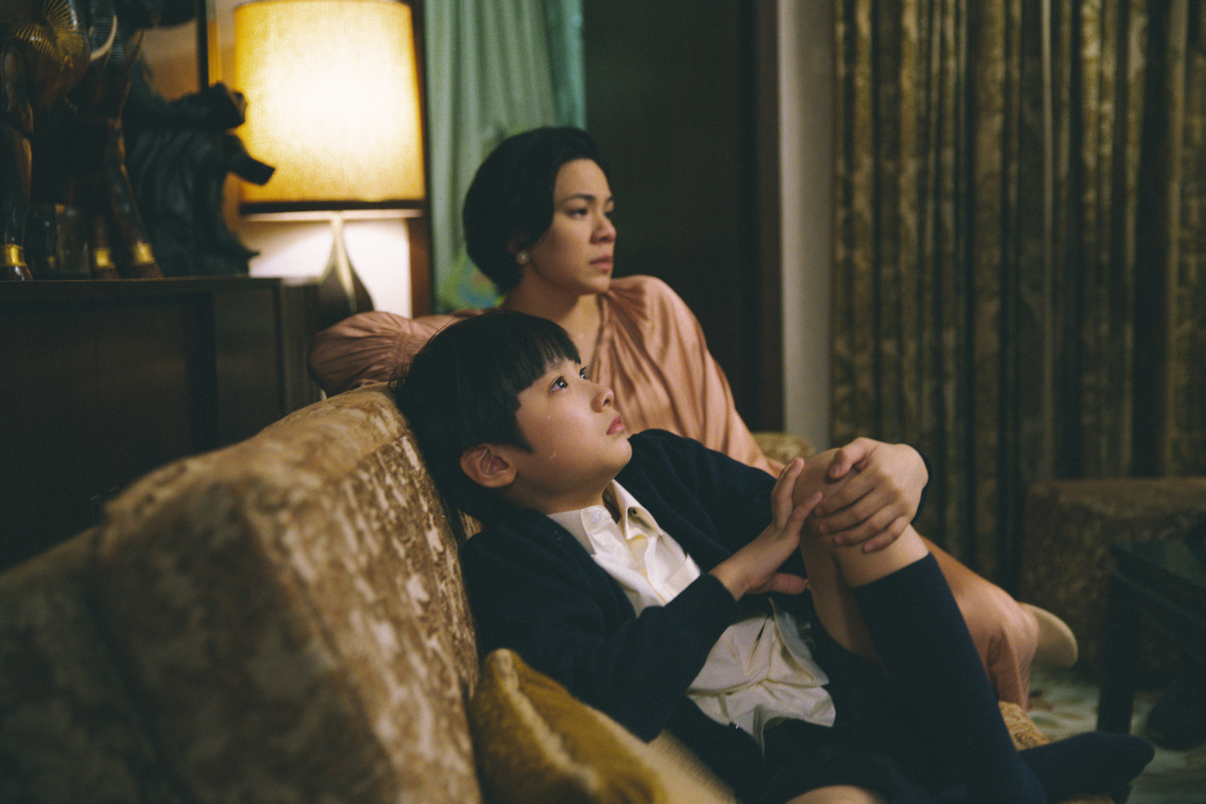 Sean Wong Tsz-lok (front) and Rosa Maria Velasco in a still from “Time Still Turns the Pages”.