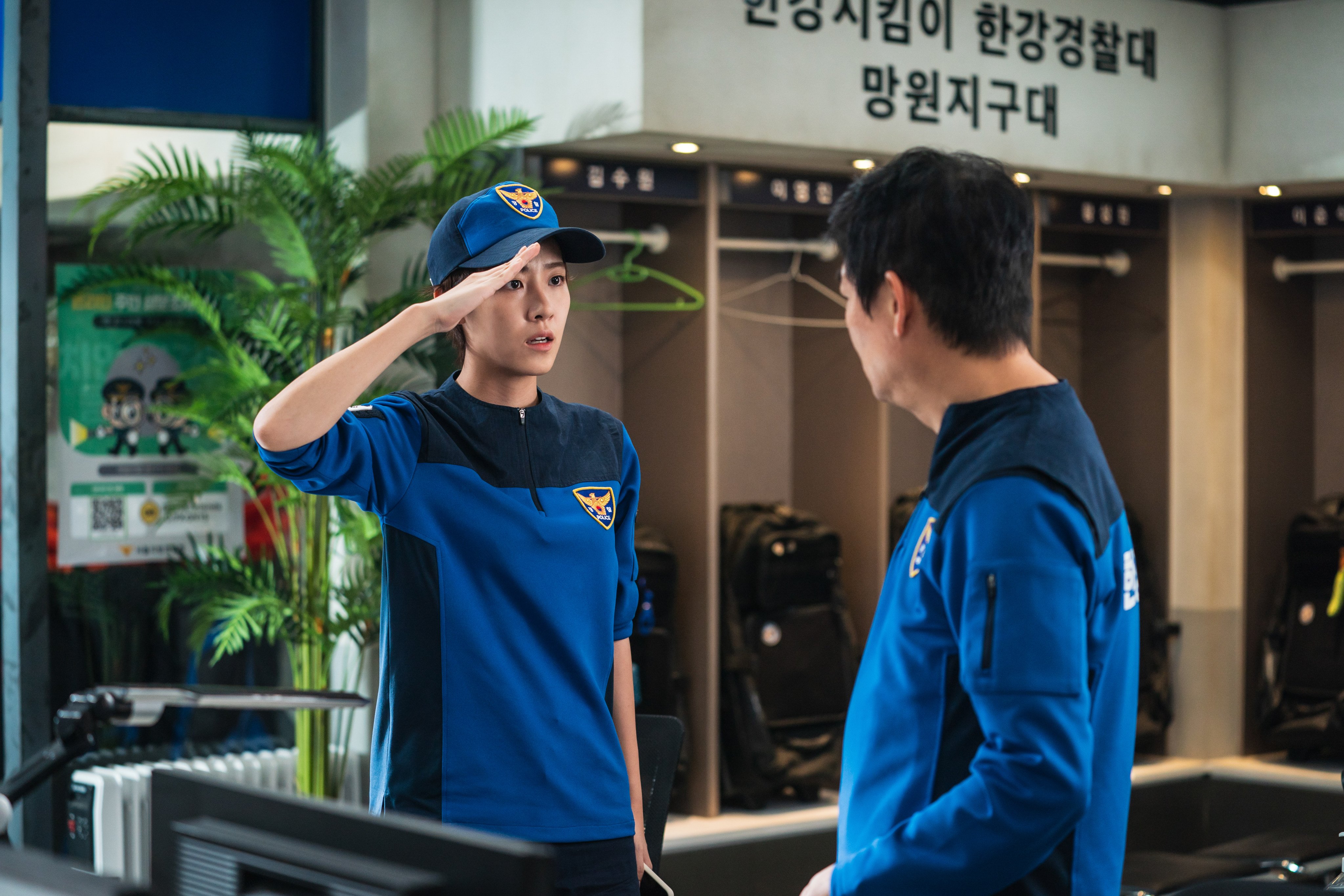 Bae Da-bin as Corporal Do Na-hee in a still from Disney+ K-drama “Han River Police”. Photo: Disney+