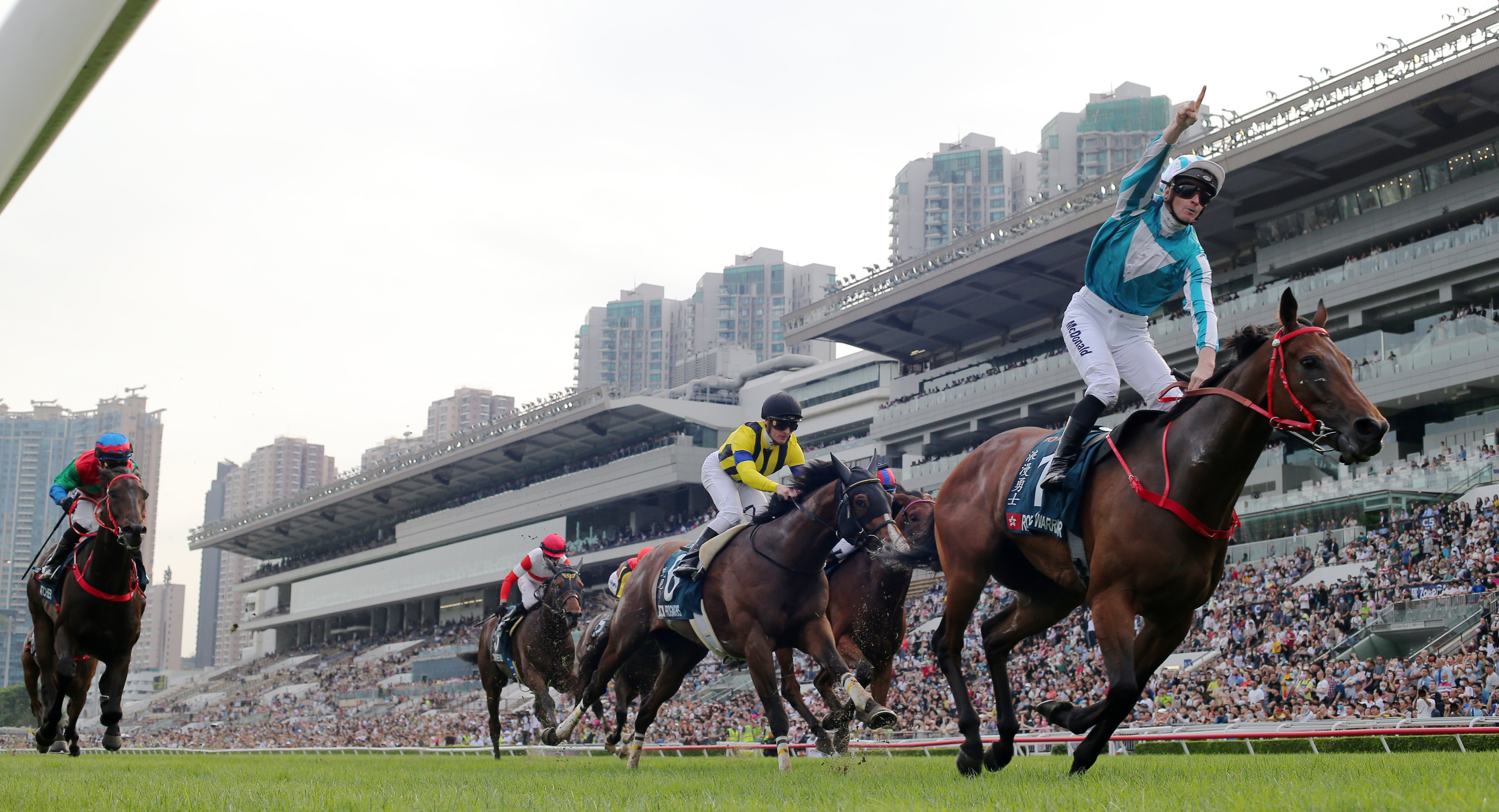 Romantic Warrior wins the Group One QE II Cup (2,000m) at Sha Tin on April 30. Photo: Kenneth Chan