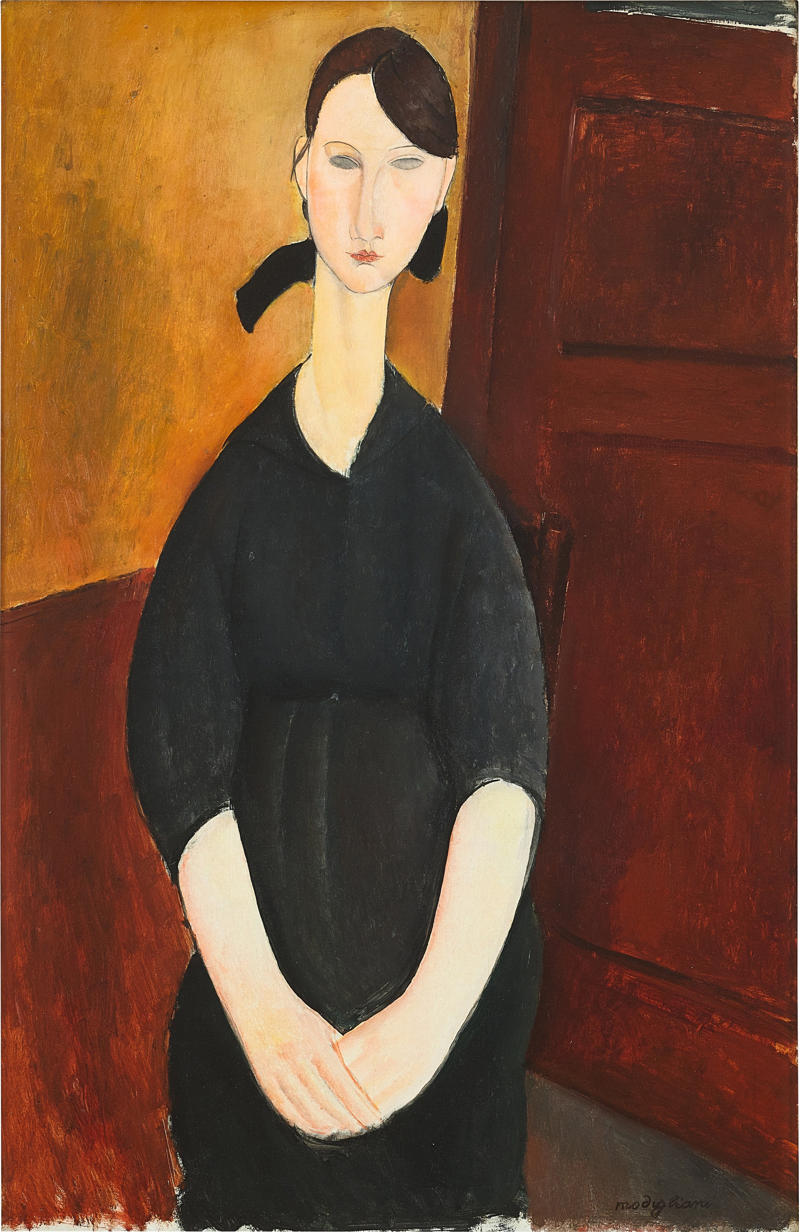 Paulette Jourdain (1919) by Amedeo Modigliani. Chinese billionaire collectors Liu Yiqian and his wife Wang Wei bought this painting in 2015 for US$42.8 million. Photo: Sotheby’s