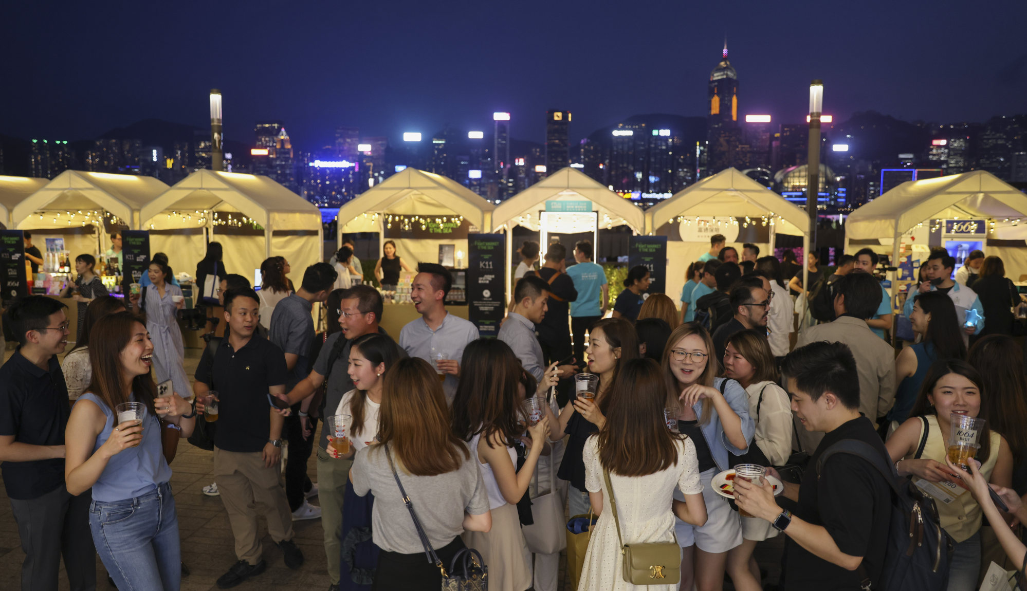 The Night Market by the Sea at K11 Musea in Tsim Sha Tsui, which features traditional street food and film-related memories. Photo: Yik Yeung-man