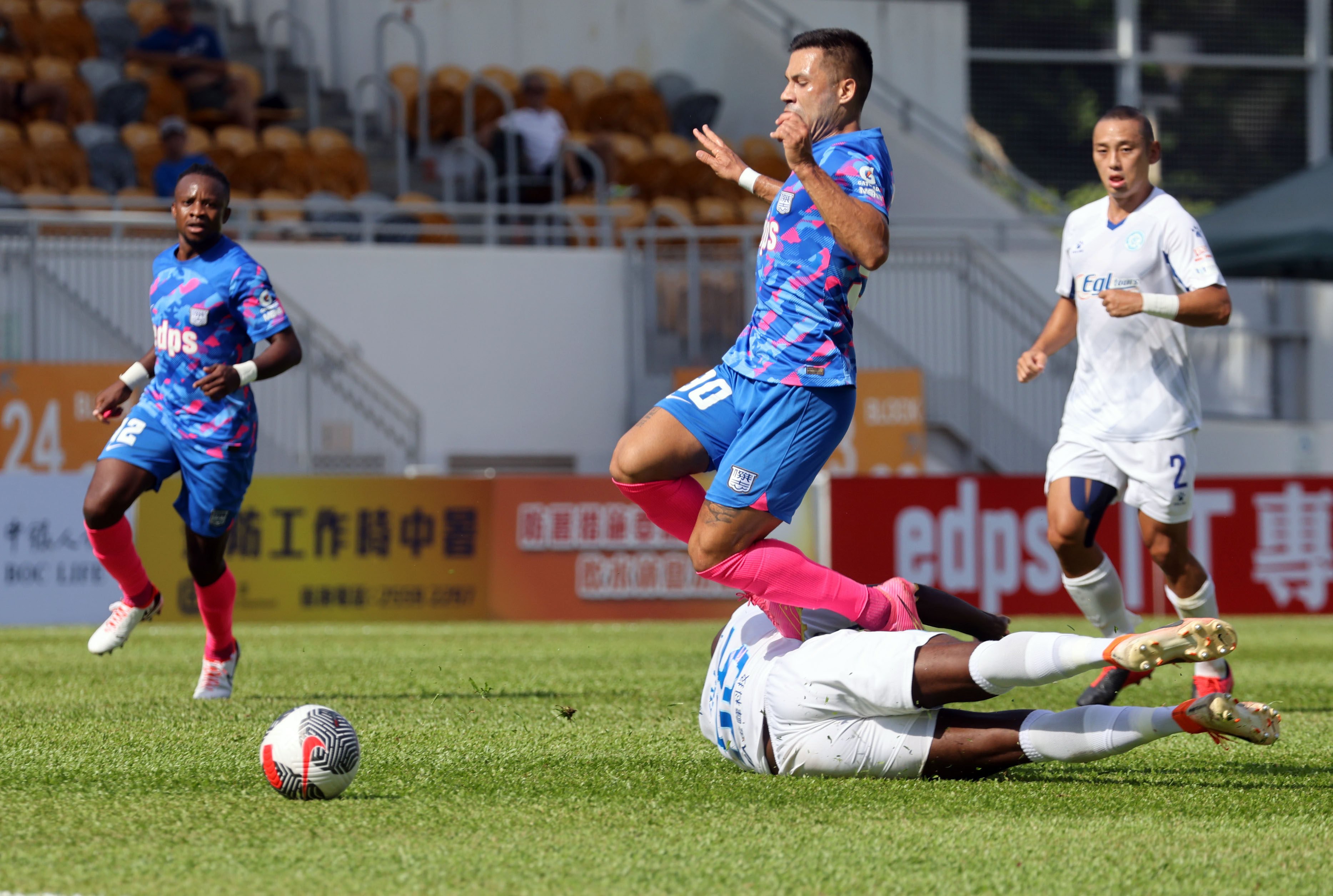 Alex Chu’s last game in charge of Kitchee was a victory over BC Rangers (pictured), but they have faltered in the AFC Champions League. Photo: Yik Yeung-man
