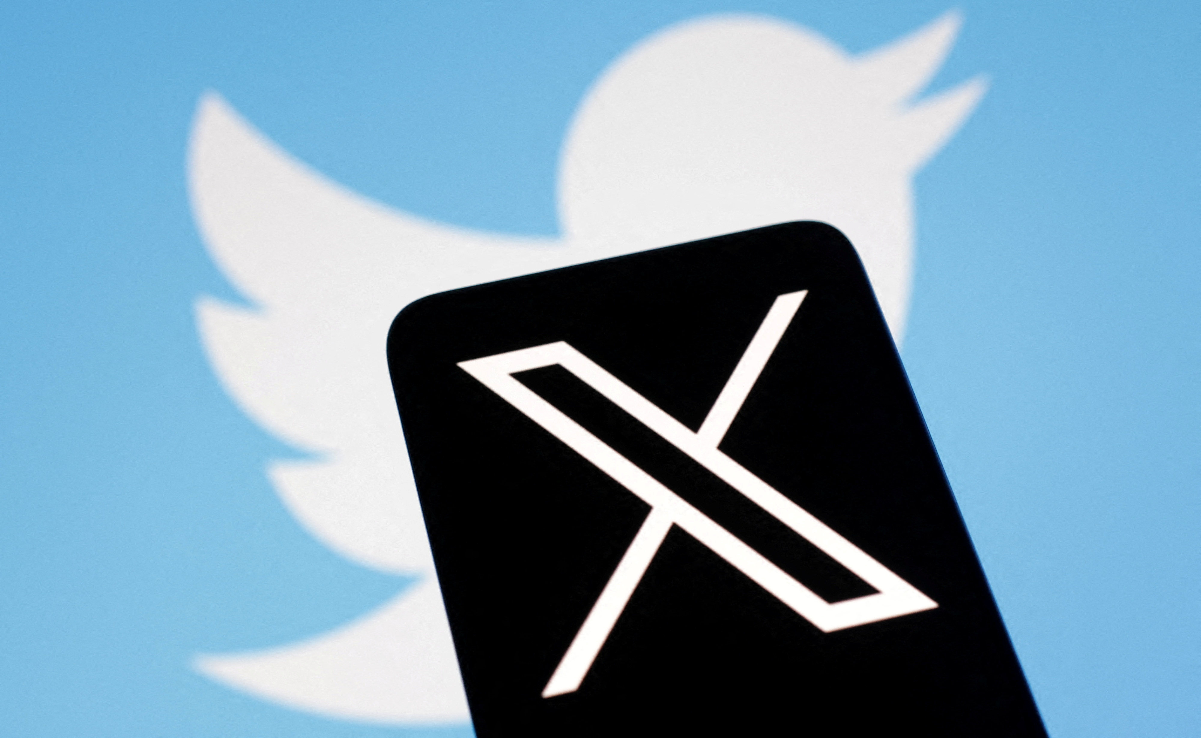 The logo for social media platform X, following the rebranding of Twitter. The rapid decline in X’s advertising revenue and an exodus of users have raised concerns Elon Musk’s decision to change the company’s name could do more harm than good to a firm already in financial difficulties. Photo: Reuters