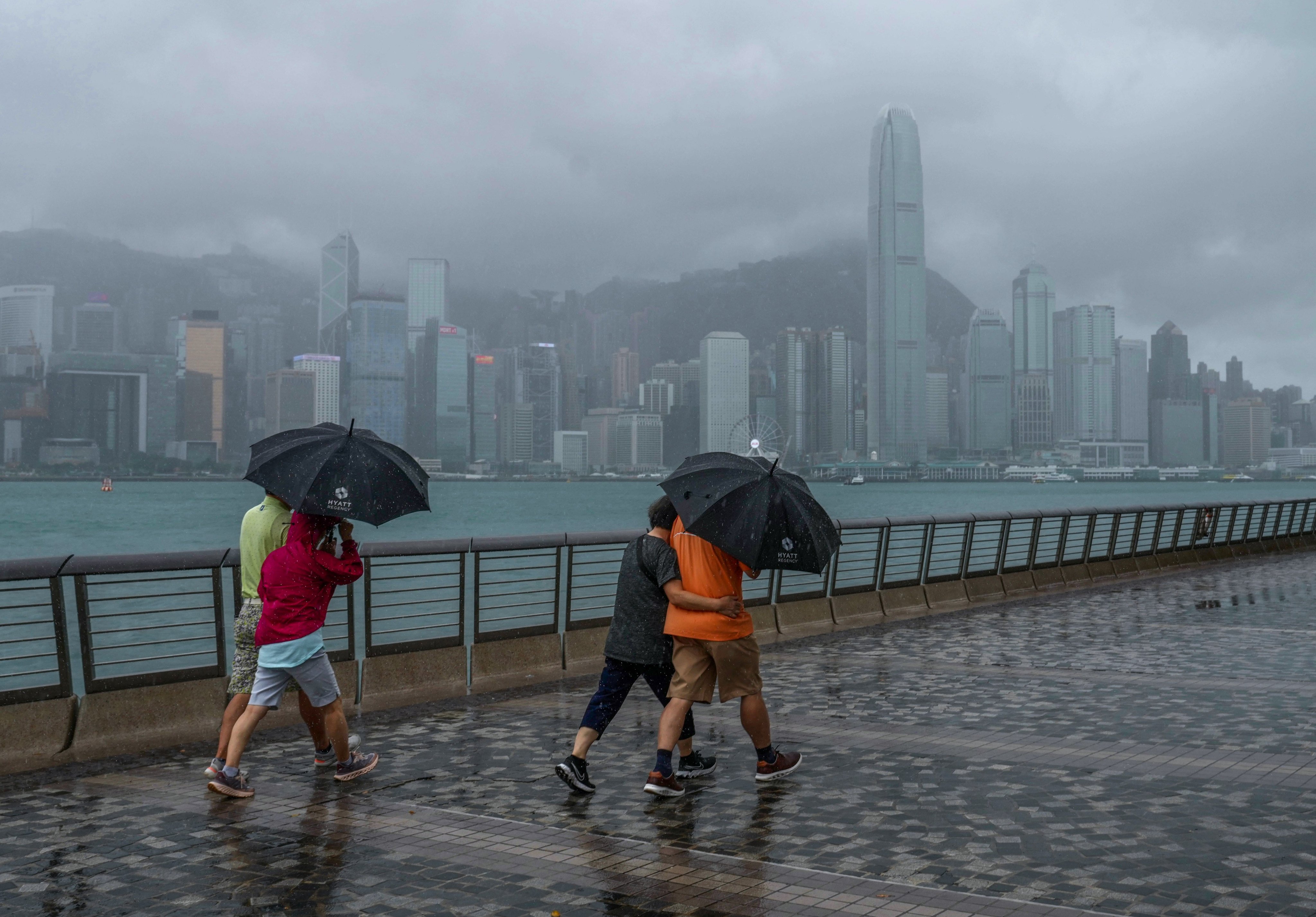 Hong Kong will issue a T8 warning at 12.40pm on Sunday as storm Koinu nears the city. Photo: Sam Tsang