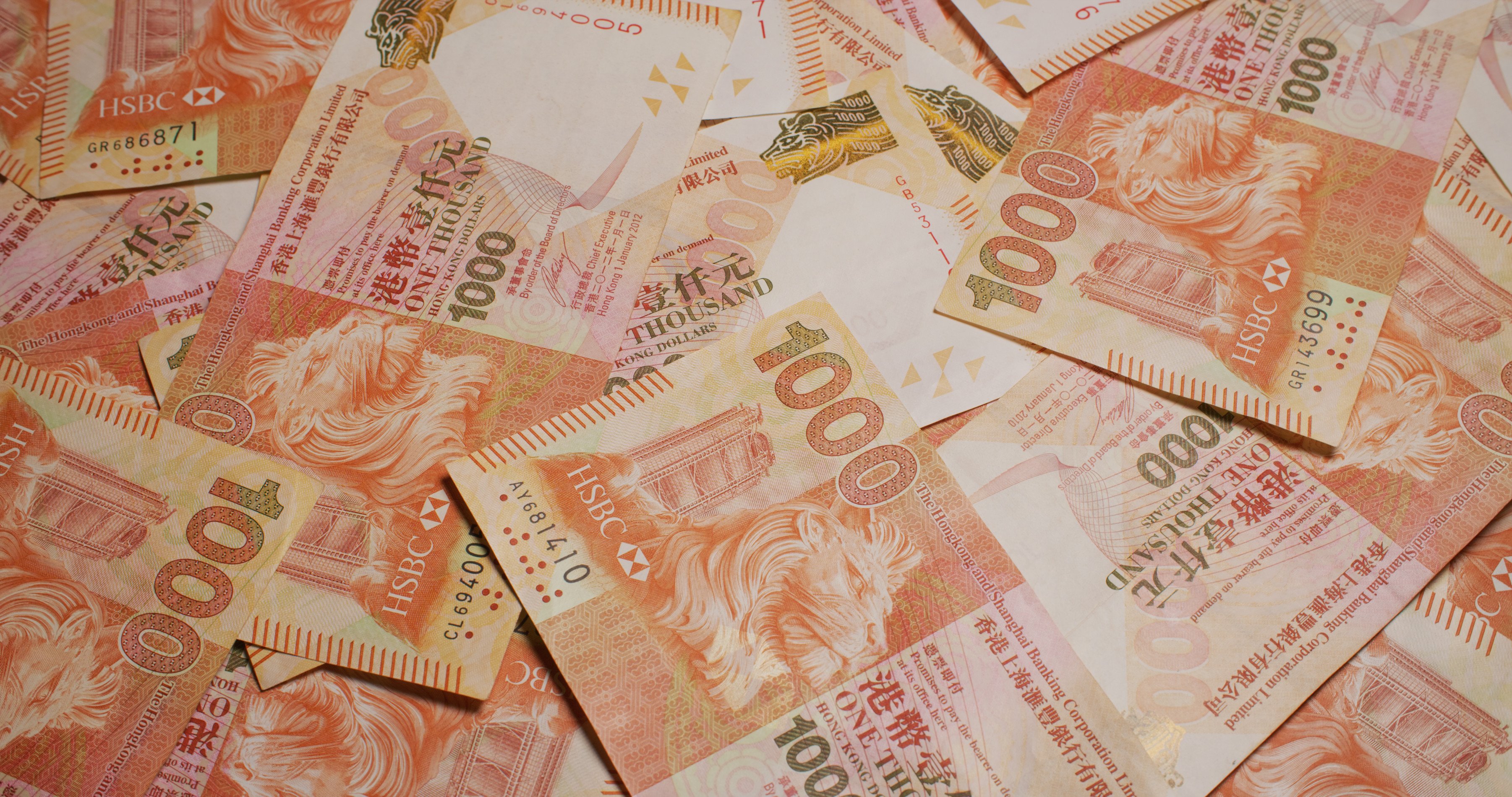 Hong Kong thousand dollar paper banknote. Photo: Shutterstock Images