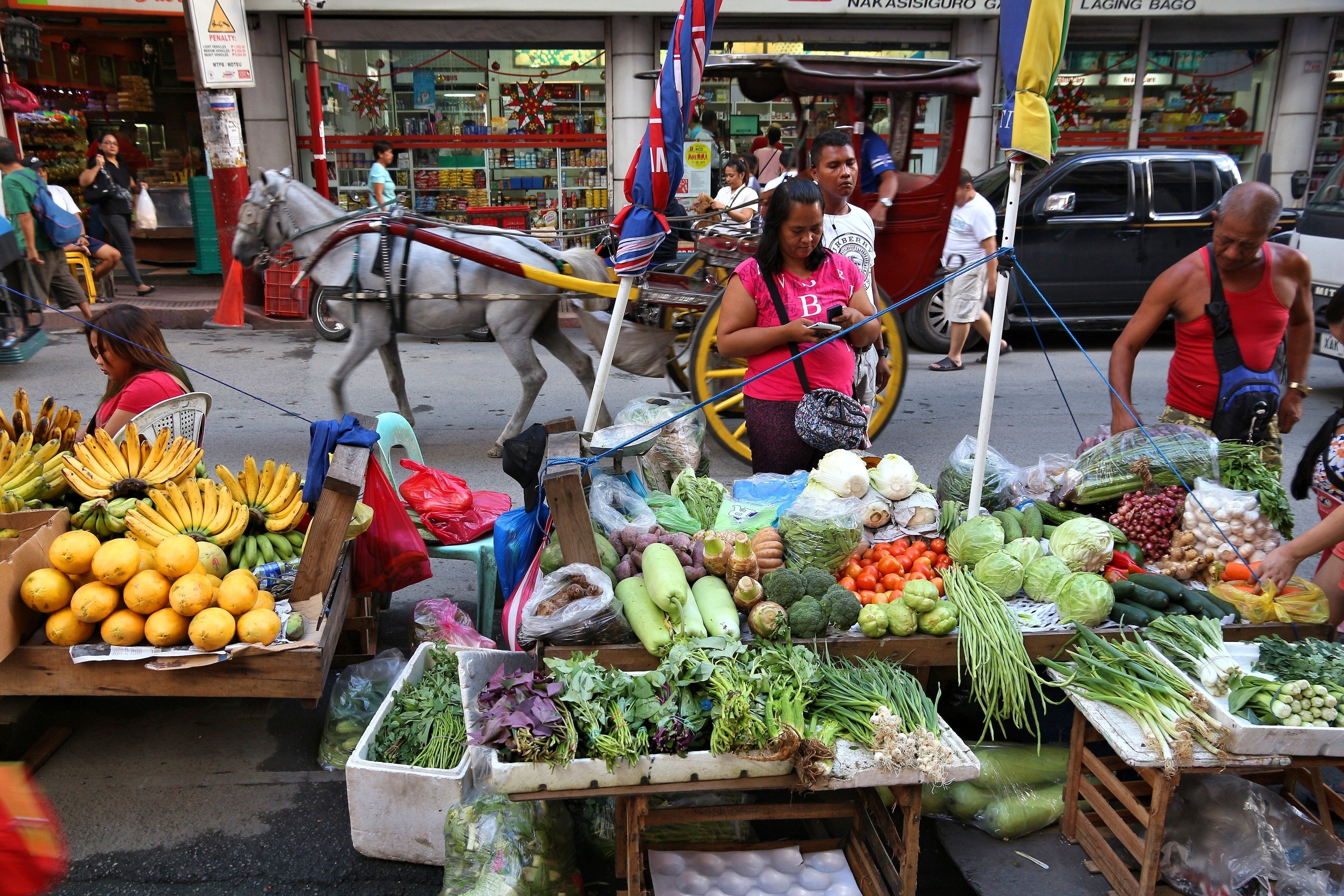 People visit a fresh produce market in Manila, the Philippine capital. For one young Filipino American visiting the country for the first time, it was a case of culture shock. Now she’s helping organise a tour for fellow Filipino Americans. Photo: Shutterstock