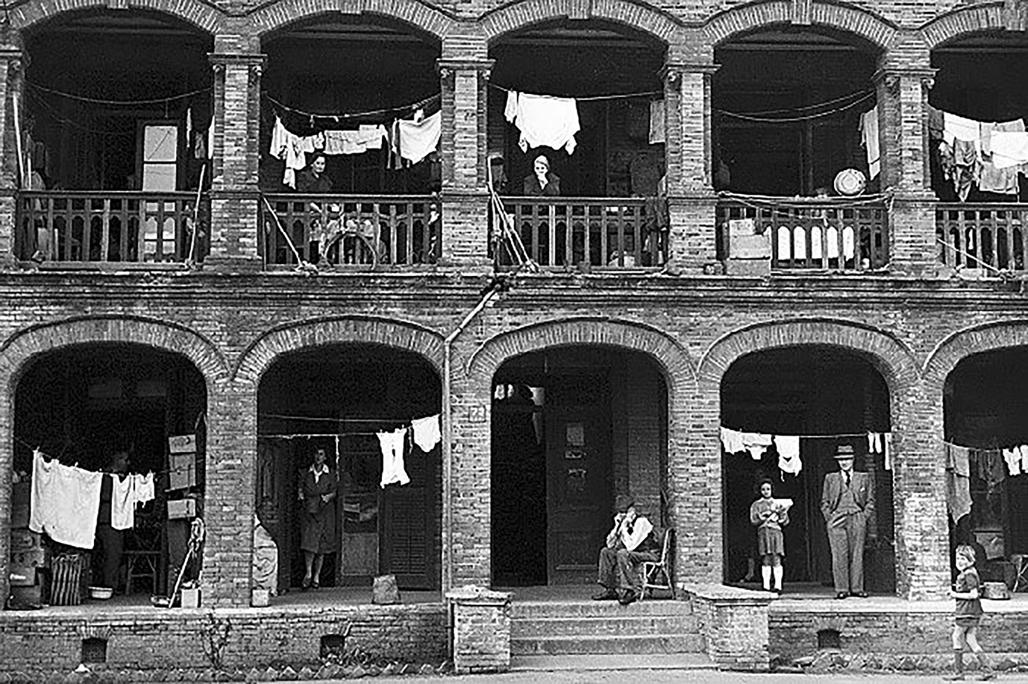 A communal home for Jewish refugees in Shanghai pictured in 1946. Photo: Arthur Rothstein