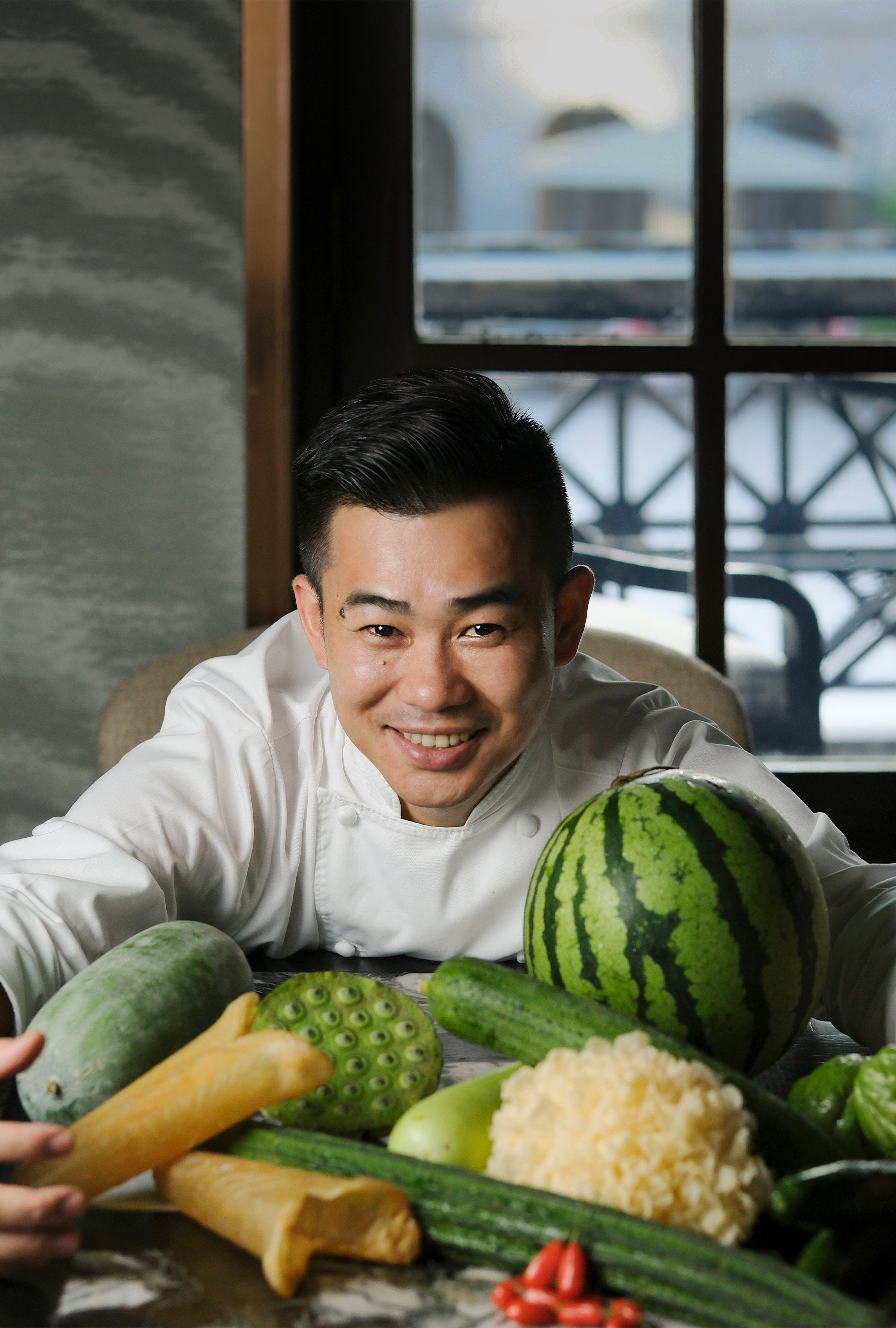 Chef Junno Li of Hong kong restaurant The Chinese Library is one of the city’s chefs getting creative with underrated local ingredients as climate change and inflation affect the availability and price of imported produce. Photo: The Chinese Library