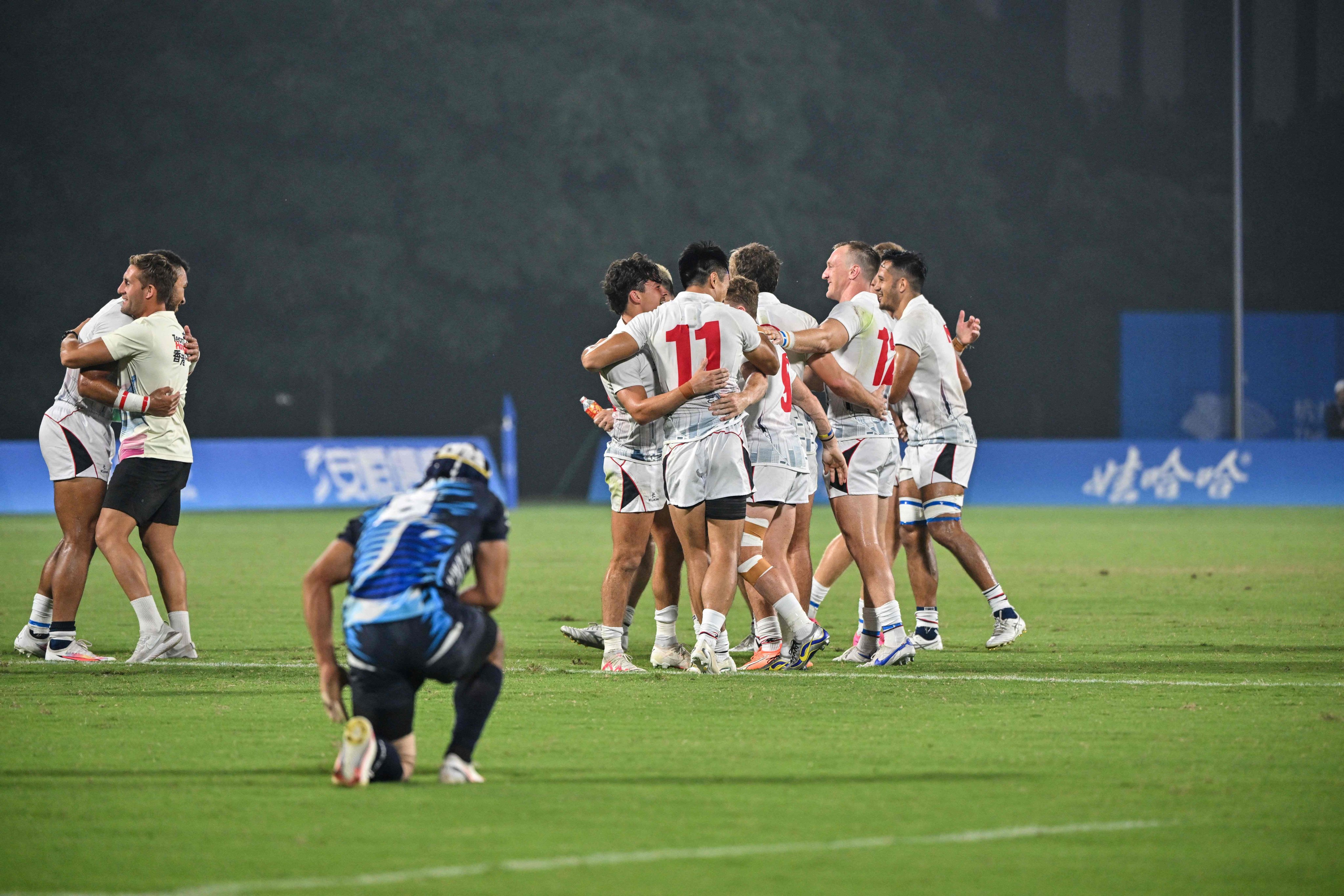 Hong Kong defended their Asian Games crown following an inspired final display from Liam Doherty. Photo: AFP