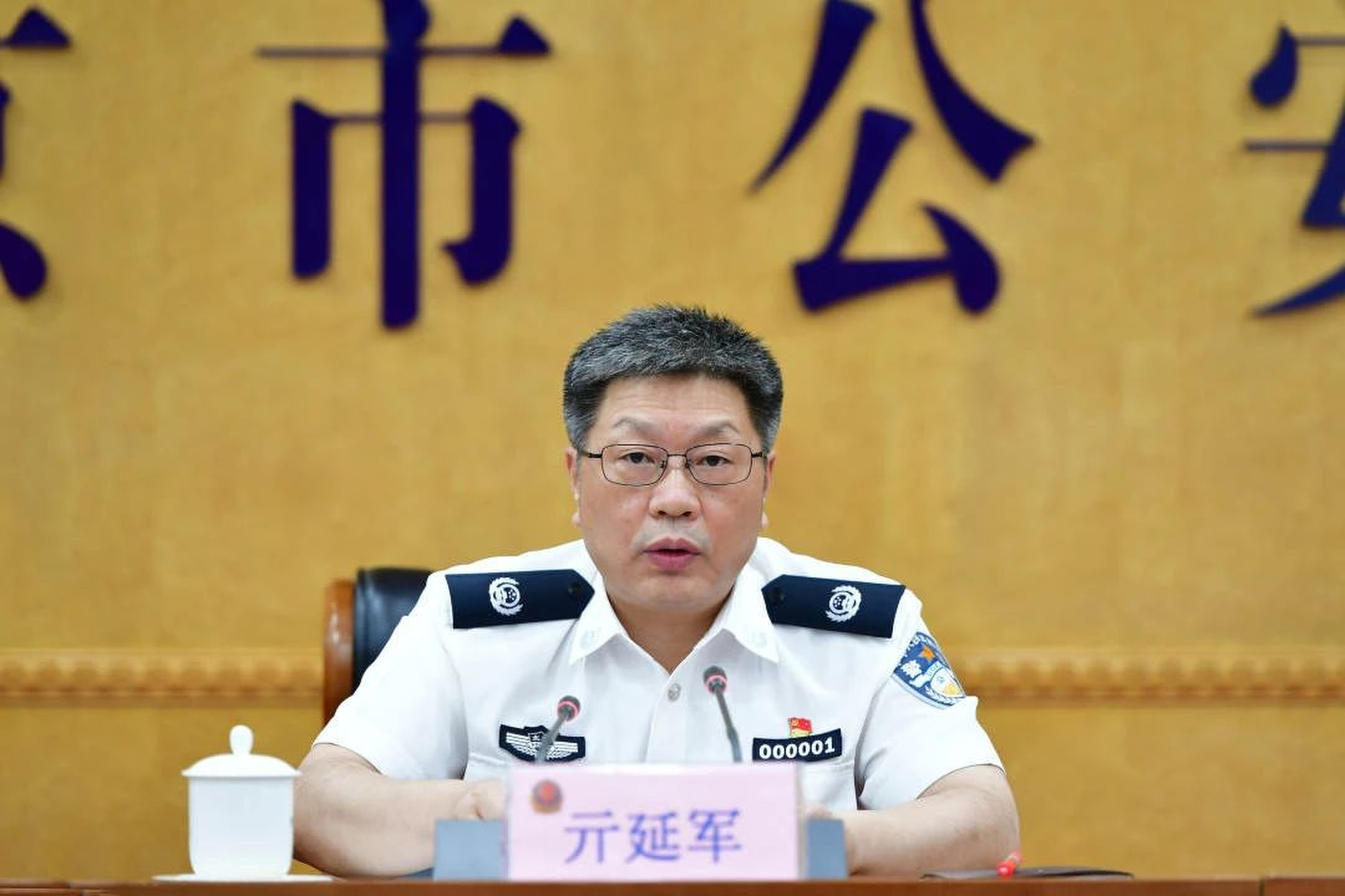 Qi Yanjun has been appointed deputy public security minister. Photo: Weibo