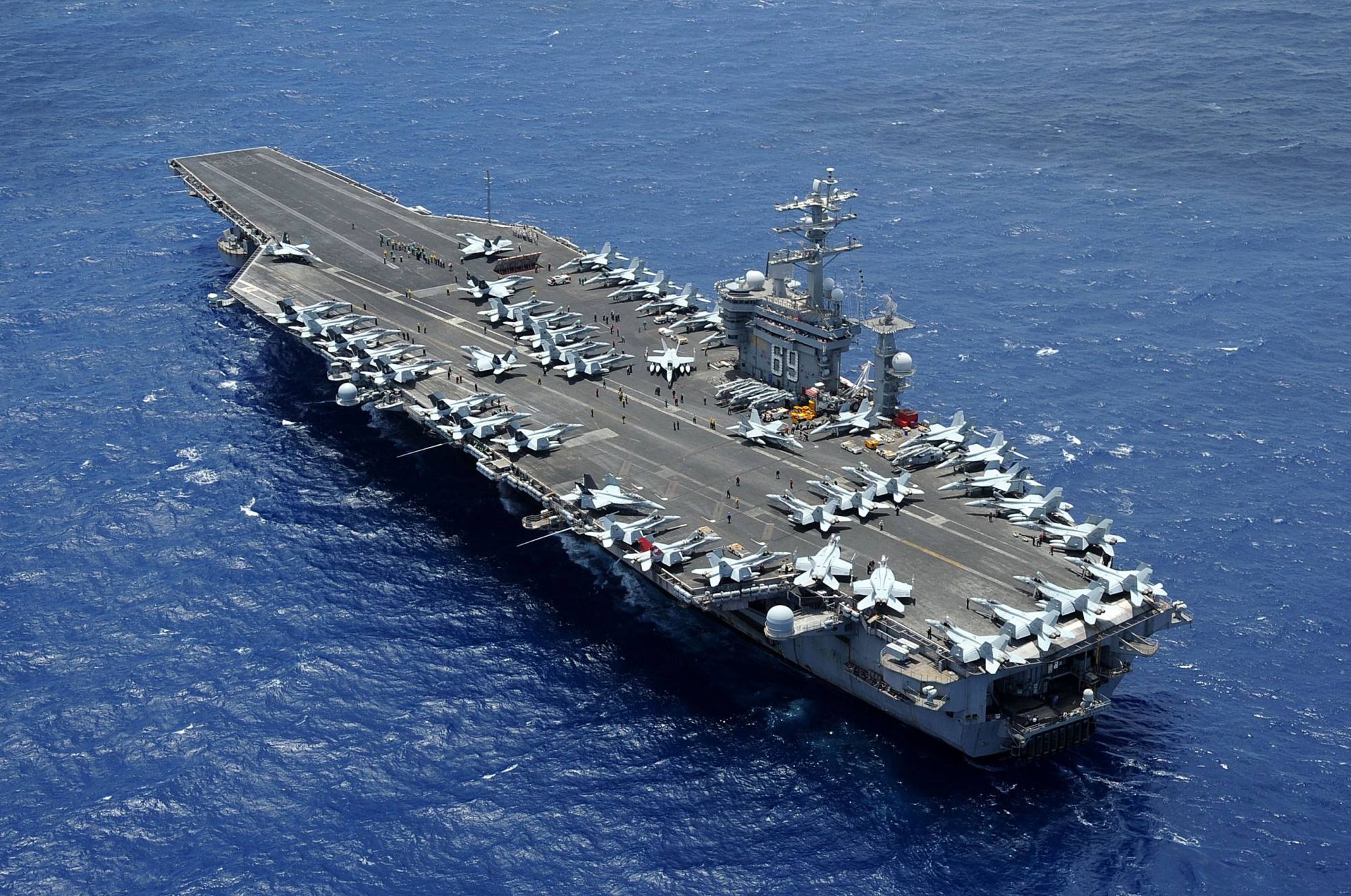The USS Dwight D Eisenhower. File photo: US Department of Defence