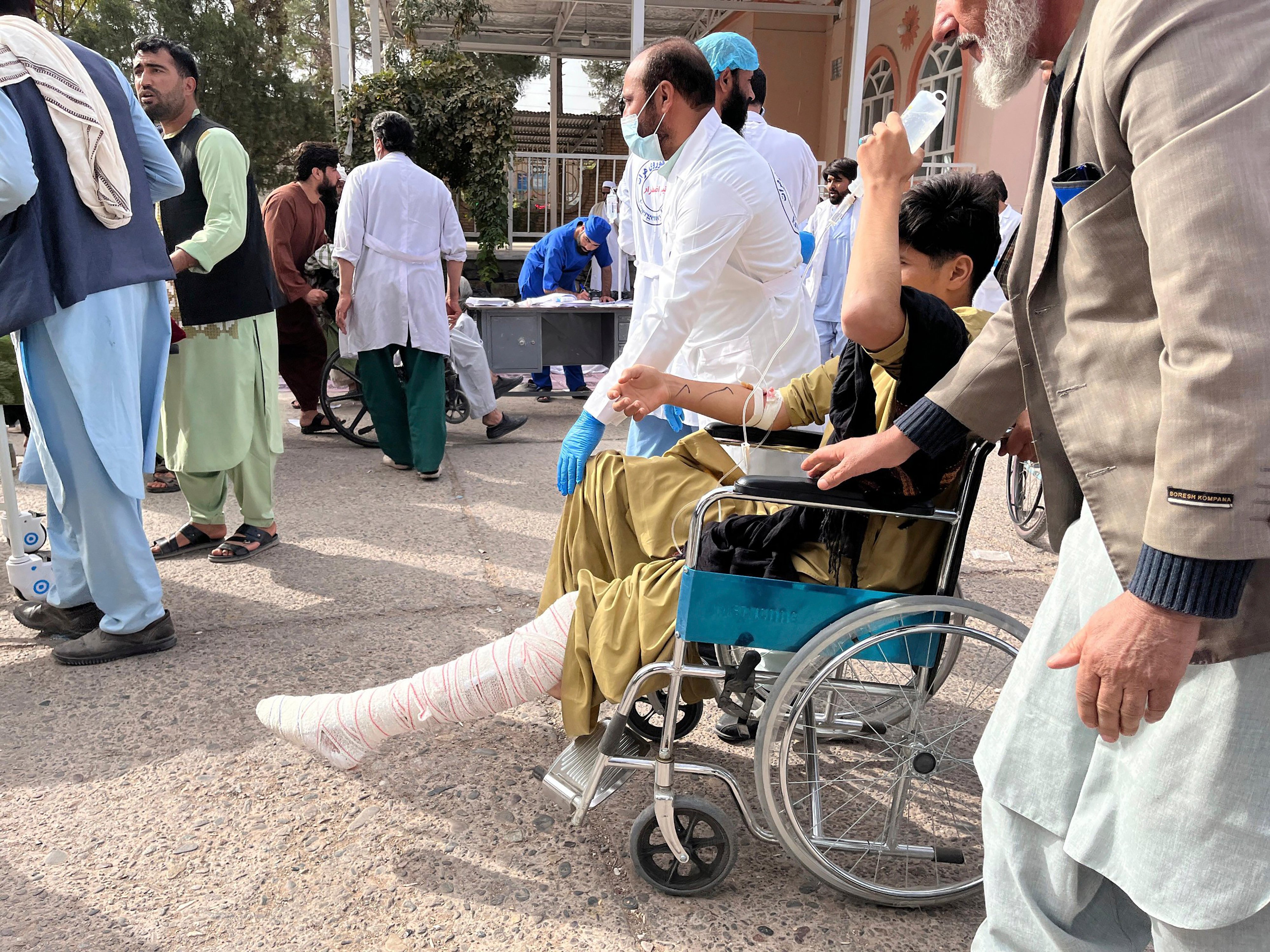 At least one person has died and dozens have been injured after a powerful earthquake in Herat province in western Afghanistan on Sunday. It came days after another deadly quake in the same region wiped out entire villages. Photo: via AP