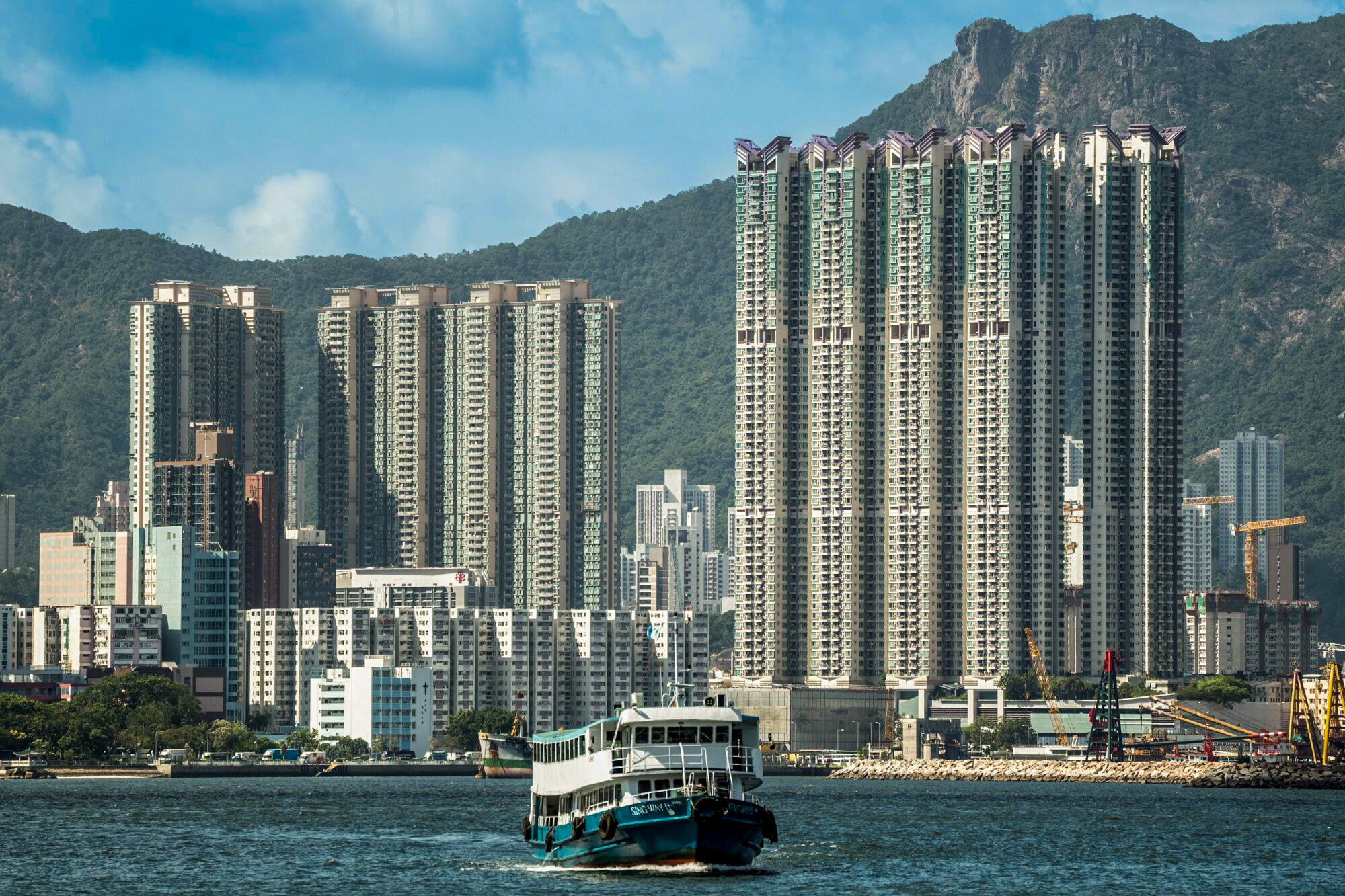 Residential buildings in Hong Kong. Photo: Bloomberg