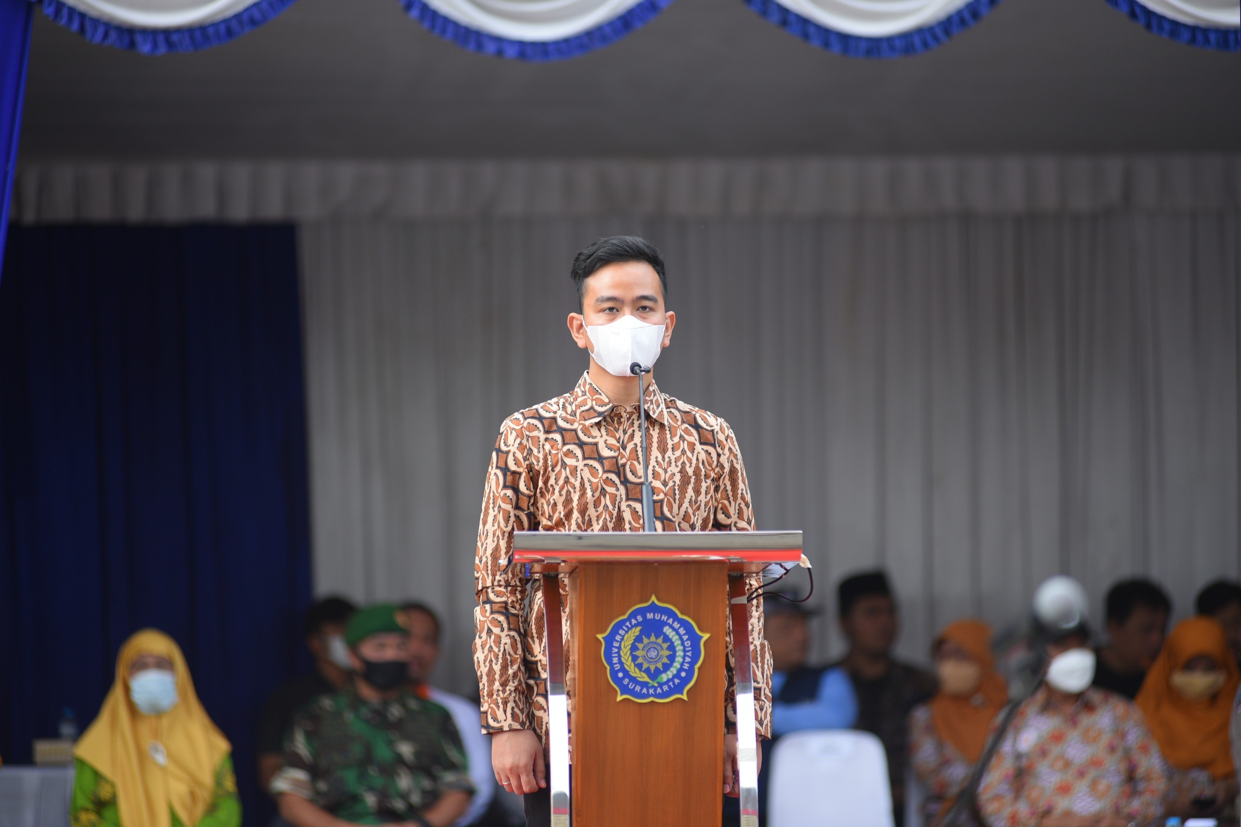 Gibran Rakabuming Raka, eldest son of President Joko Widodo and mayor of Surakarta, at an event in Solo last year. Photo: Shutterstock