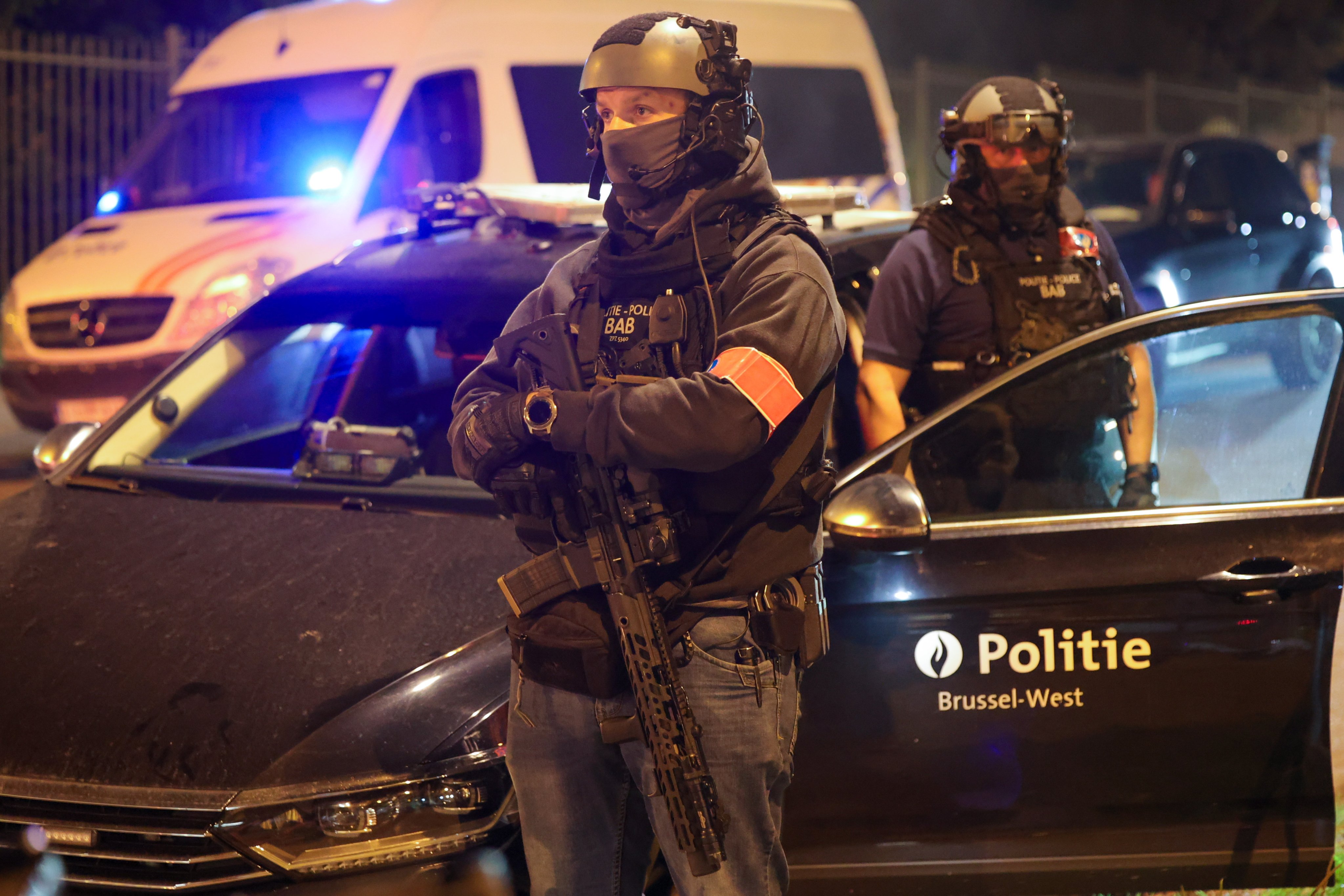 The attack came just before a Belgium-Sweden soccer match in Brussels on Monday night. Photo: EPA-EFE