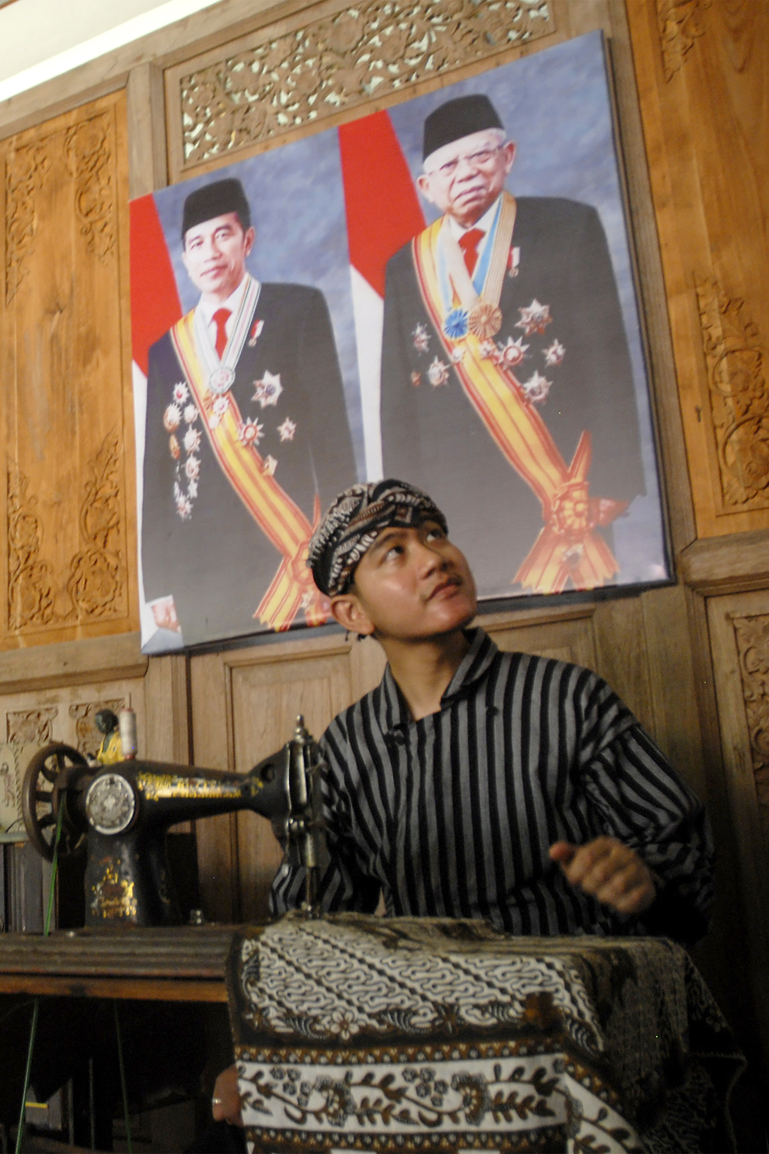 Gibran Rakabuming Raka, eldest son of Indonesian President Joko Widodo, pictured on  the campaign trail in 2020. Photo: AFP