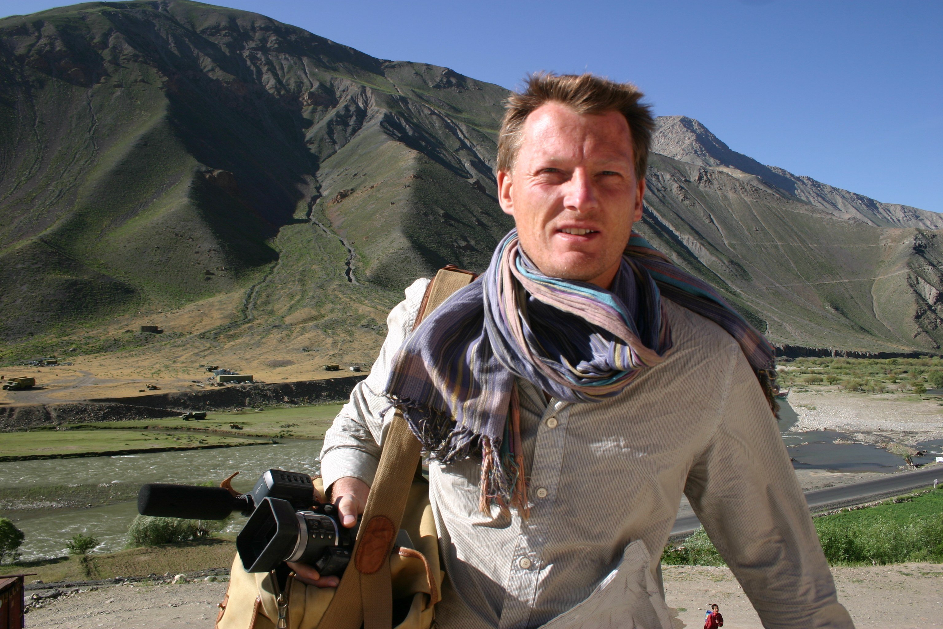 Explorer, writer and filmmaker Benedict Allen in Afghanistan. He looks back on a life of adventure, including the time he had to eat a dog, with the Post’s Ed Peters. Photo: Benedict Allen