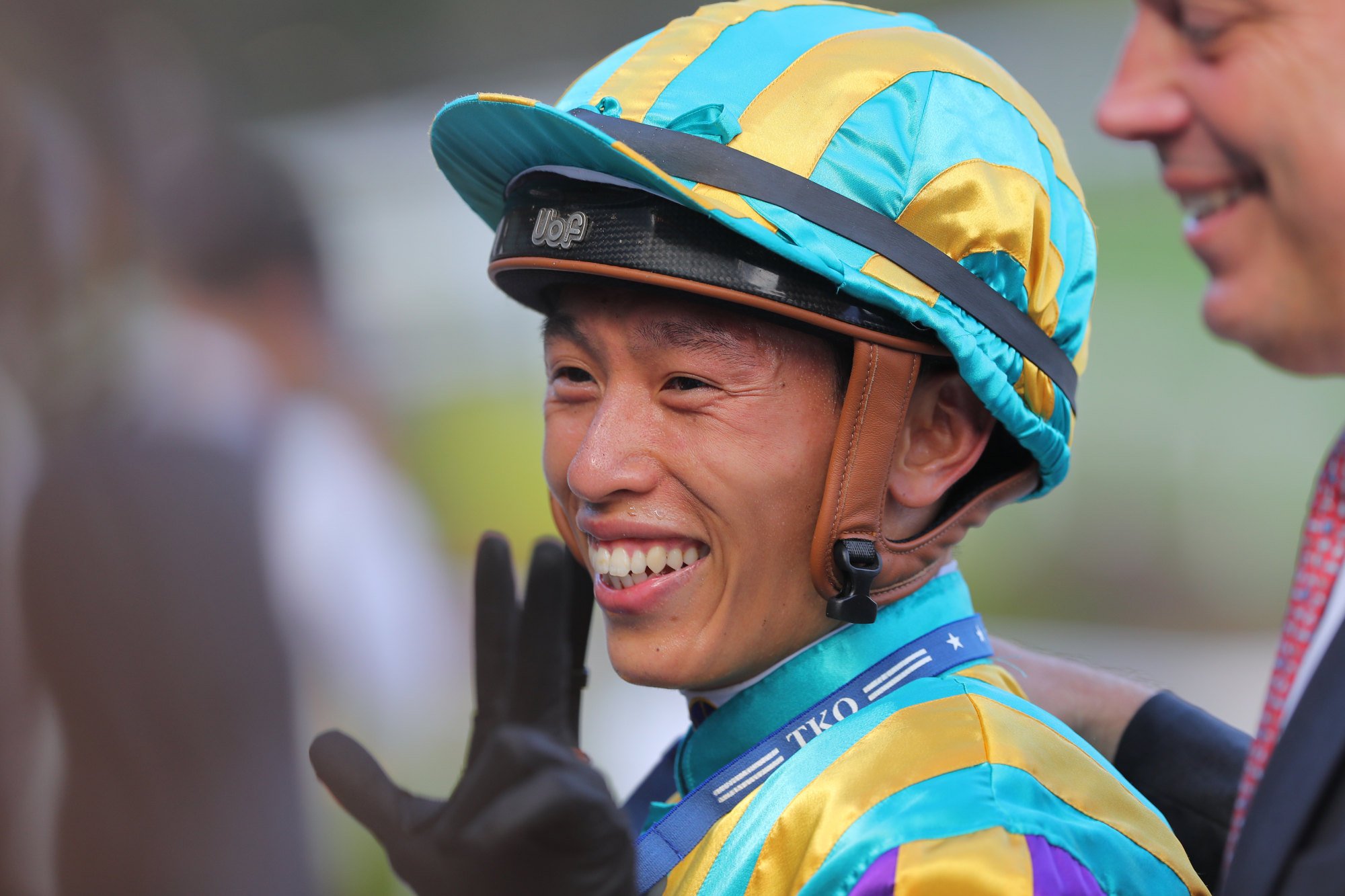 Jockey Vincent Ho.