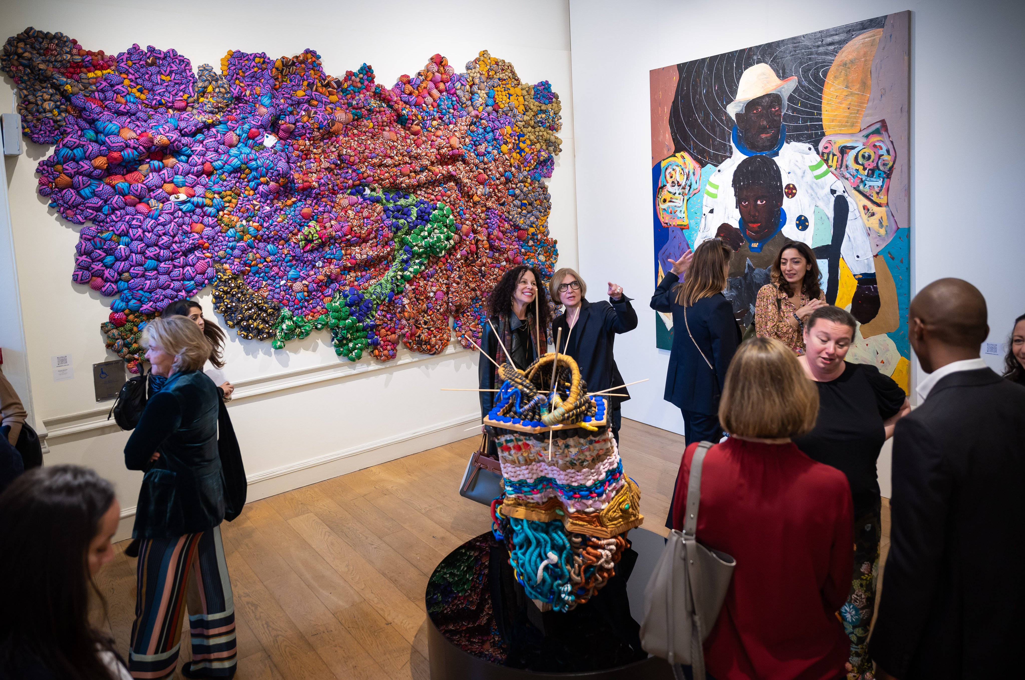 The VIP preview of the 1-54 African art fair in London on October 12, 2023. The fair will make its Hong Kong debut with a small-scale selling exhibition at Christie’s in March 2024, which 1-54’s founder Touria El Glaoui hopes will be followed by a full-scale fair in 2025. Photo: courtesy of 1-54