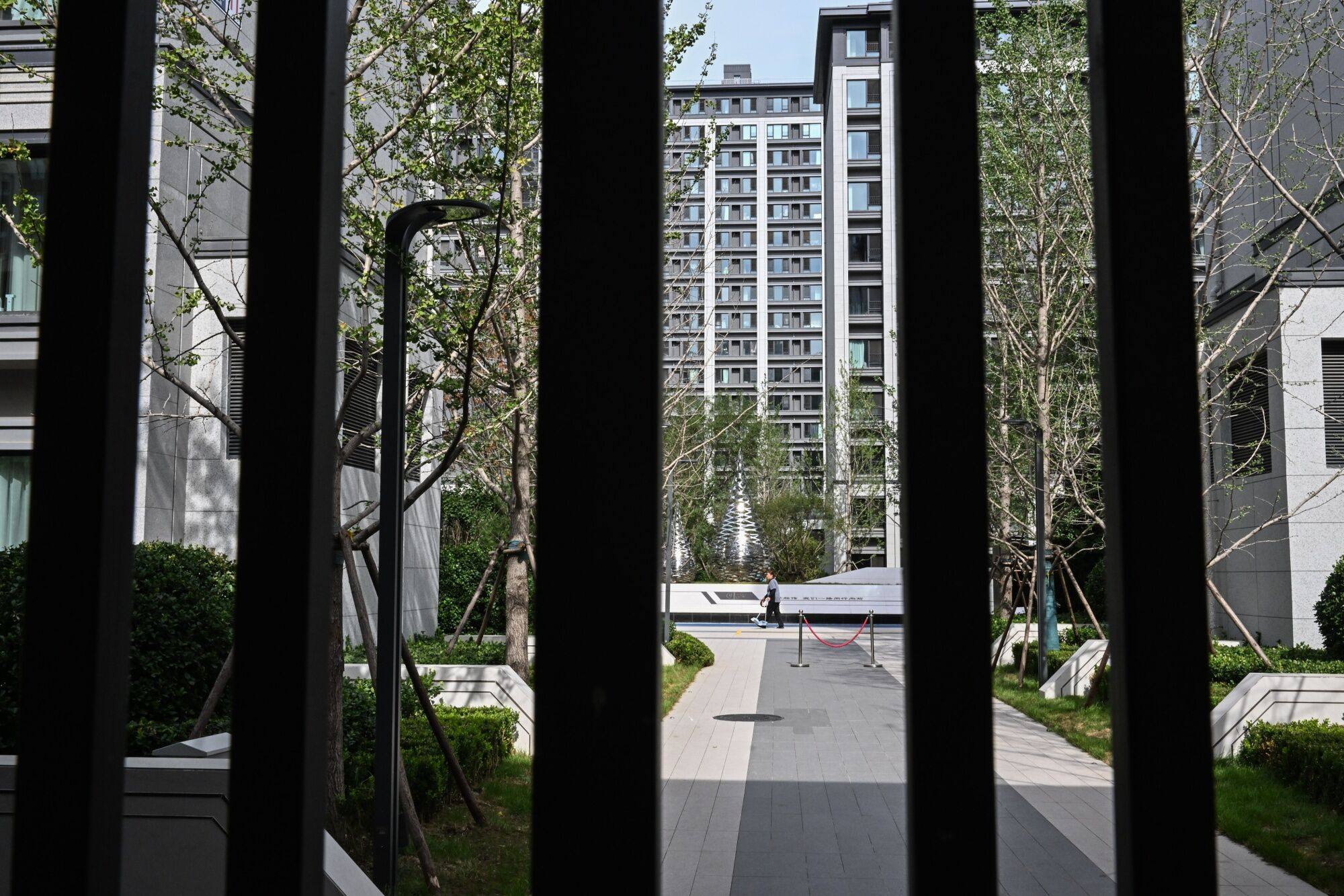 Residential buildings developed by troubled Sunac Chiina, in Beijing. Photo: Bloomberg