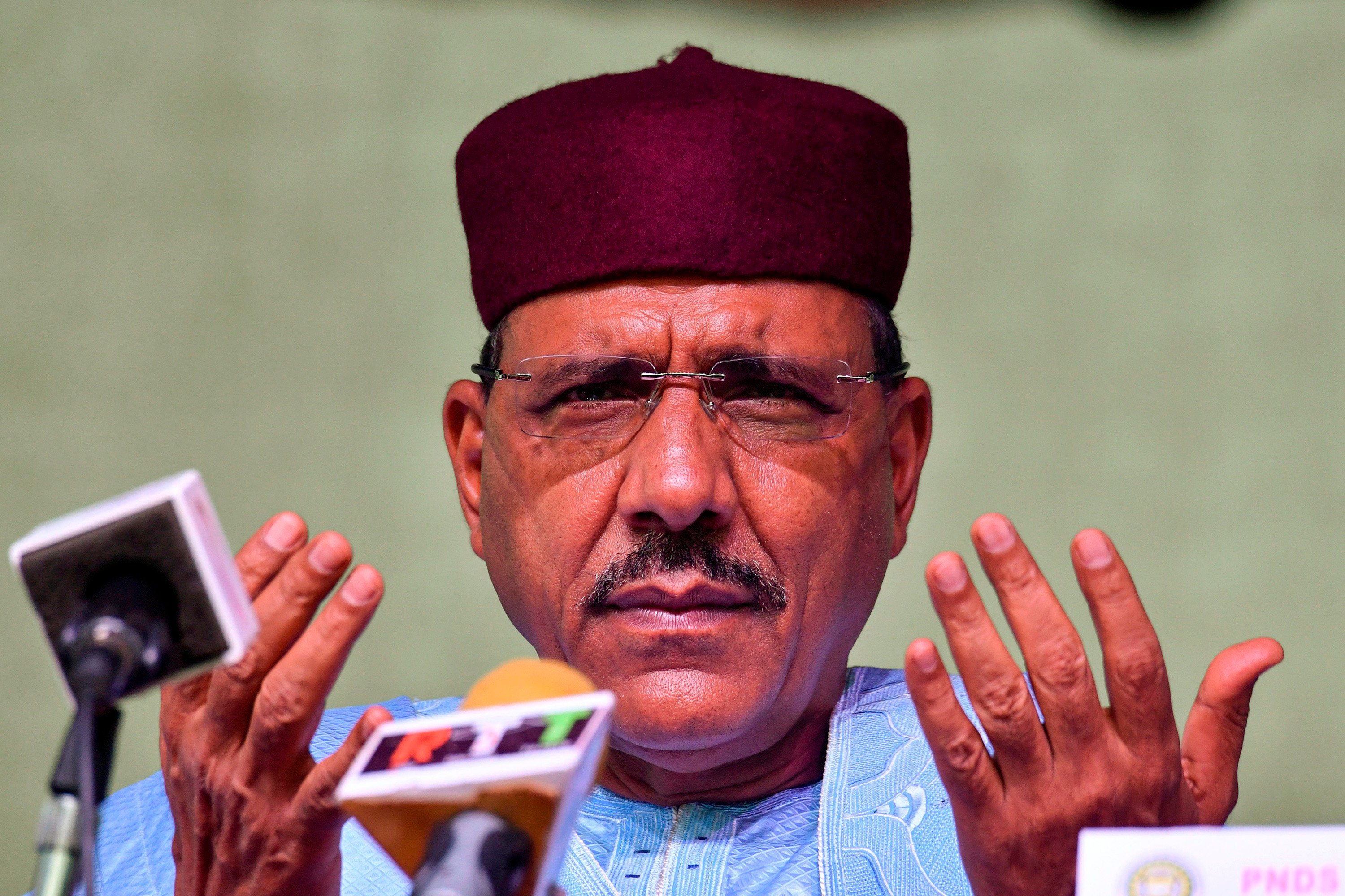 Mohamed Bazoum has been imprisoned by Niger’s military since a July 26 coup. File photo: TNS