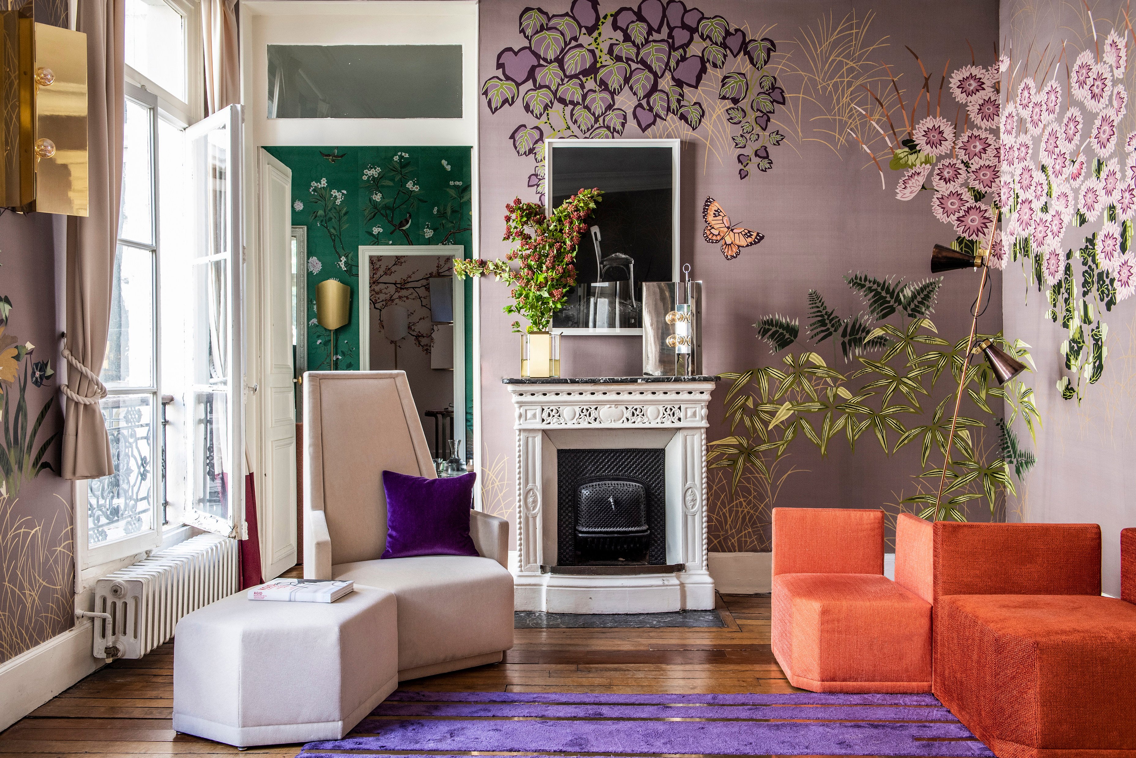 Fromental are just one brand now offering hand-painted wallpapers. Photos: Handout