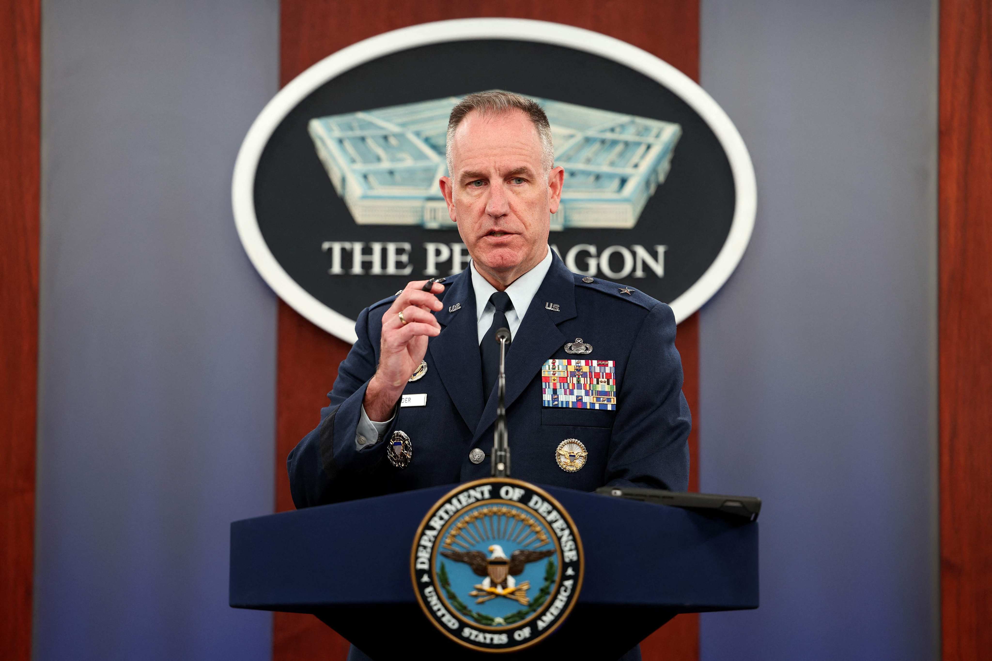 Pentagon spokesman, Brigadier General Pat Ryder. Photo: AFP
