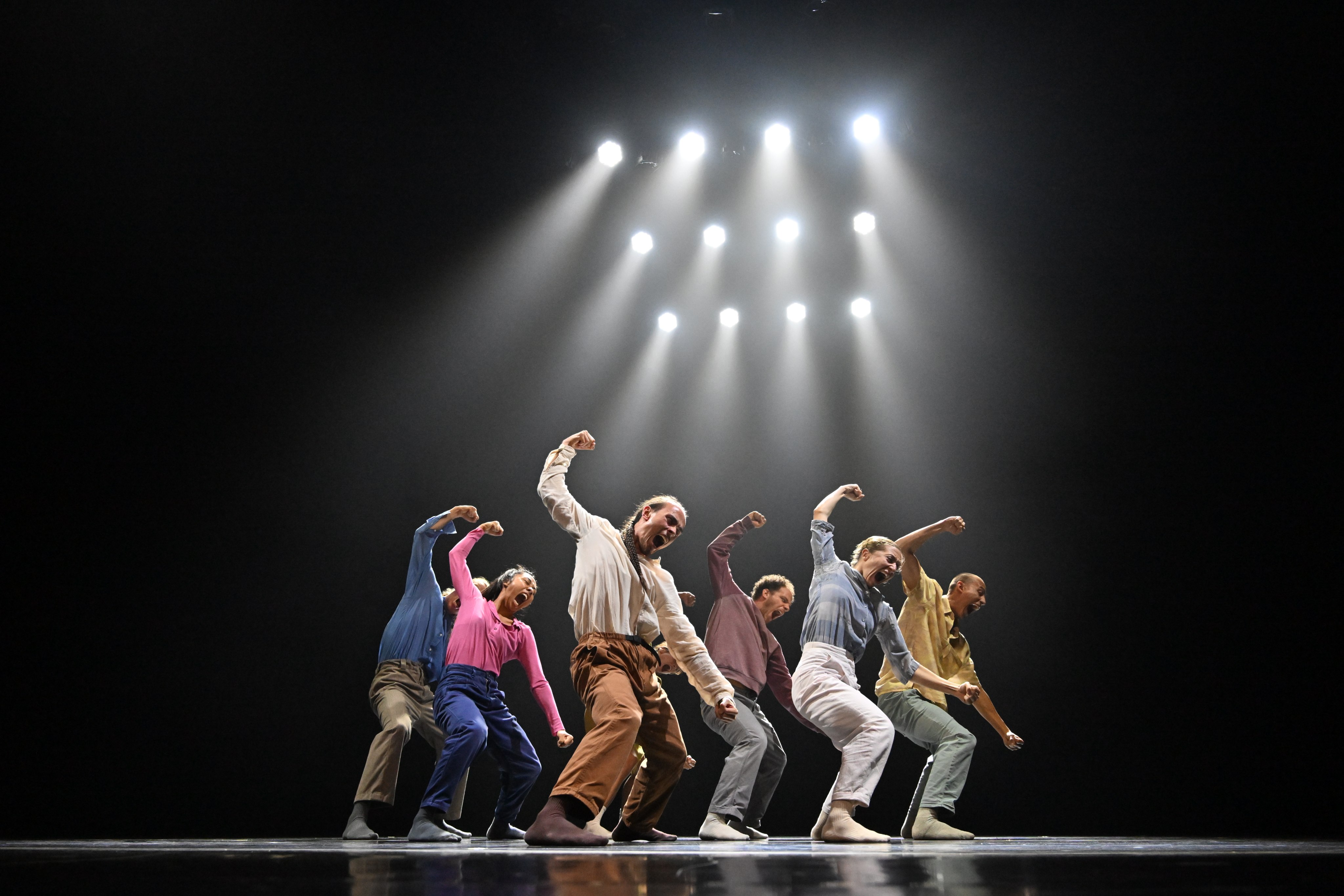 A scene from “The Fix”, part of the “Double Murder” double-bill dance programme from Britain’s Hofesh Schechter Company in Hong Kong. Photo: LCSD