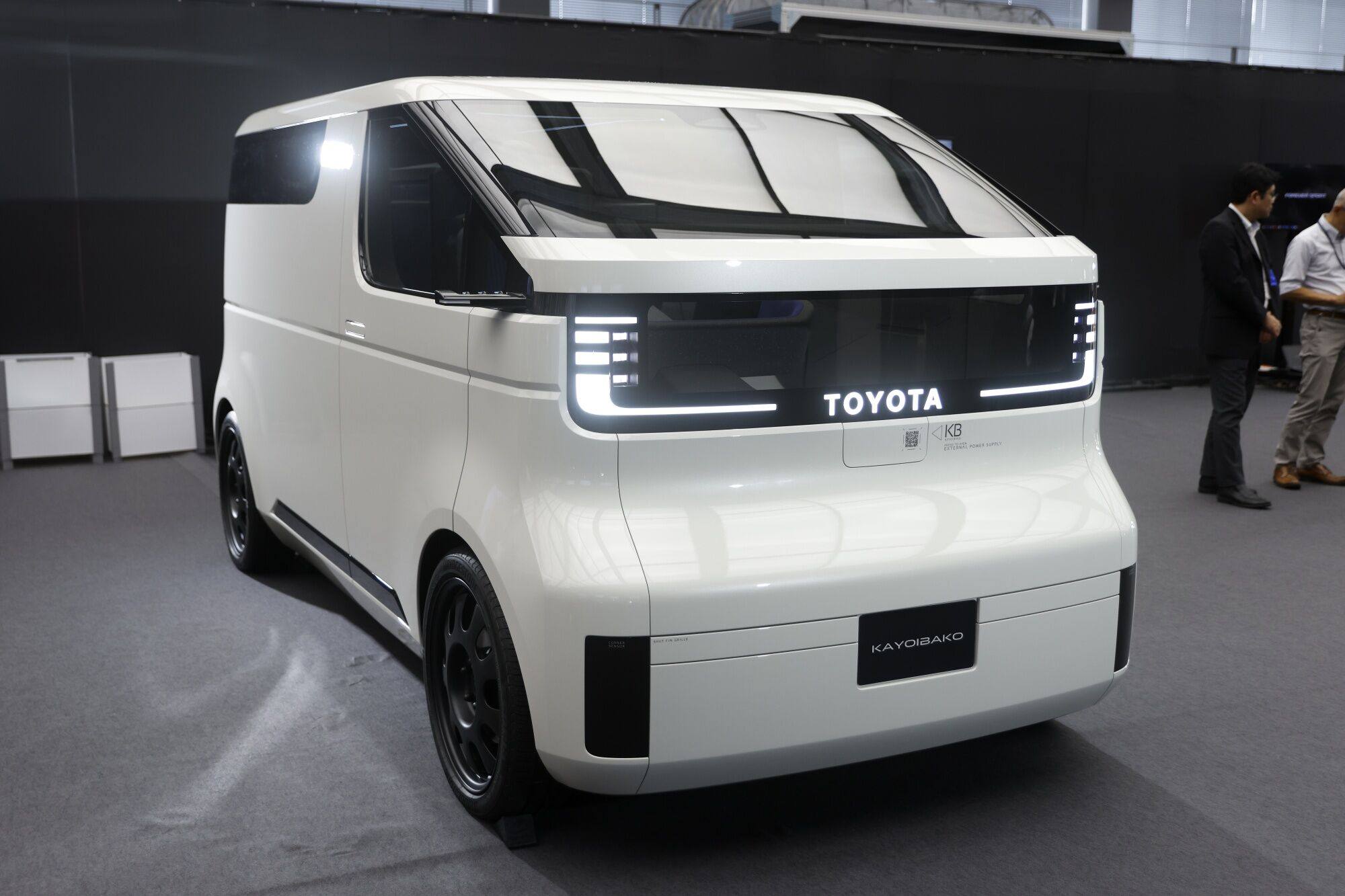 Toyota’s Kayoibako EV concept is seen at a media event ahead of the Japan Mobility Show in Hachioji, Tokyo. The show will run from October 26 to November 5. Photo: Bloomberg