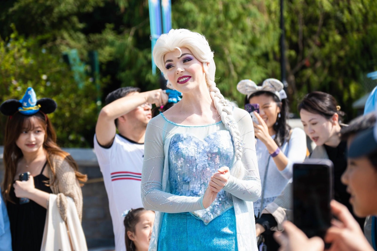 Elsa from Disney’s animated hit Frozen at World of Frozen, the new attraction at Hong Kong Disneyland. Photo: Lilith Kwong