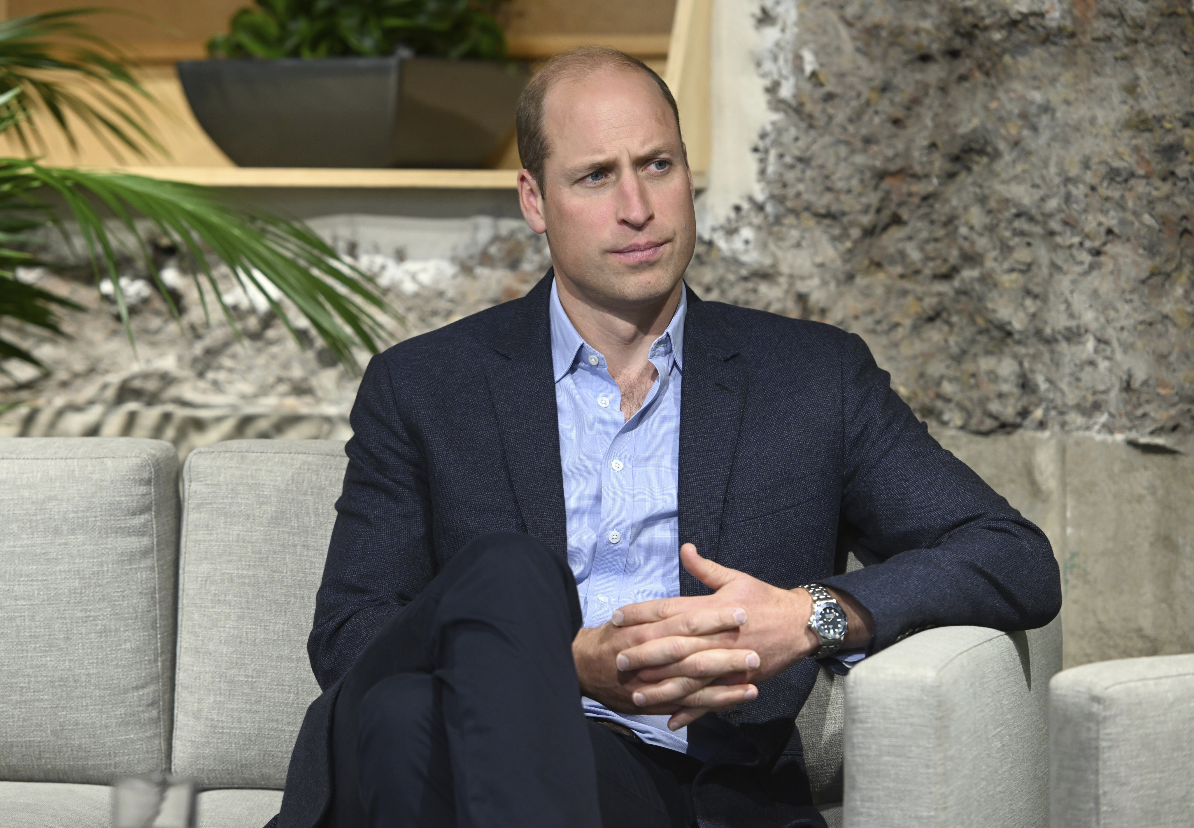 Britain’s Prince William visits Sustainable Ventures, Europe’s largest climate tech hub, in London. Photo: AP