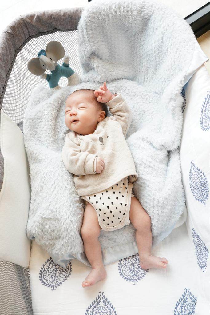 Hush Home co-founder Stephanie Huen’s baby son Elliot, whose medical emergency was a catalyst for the Hong Kong mother to study how to help children sleep better. Photo: Courtesy of Stephanie Huen