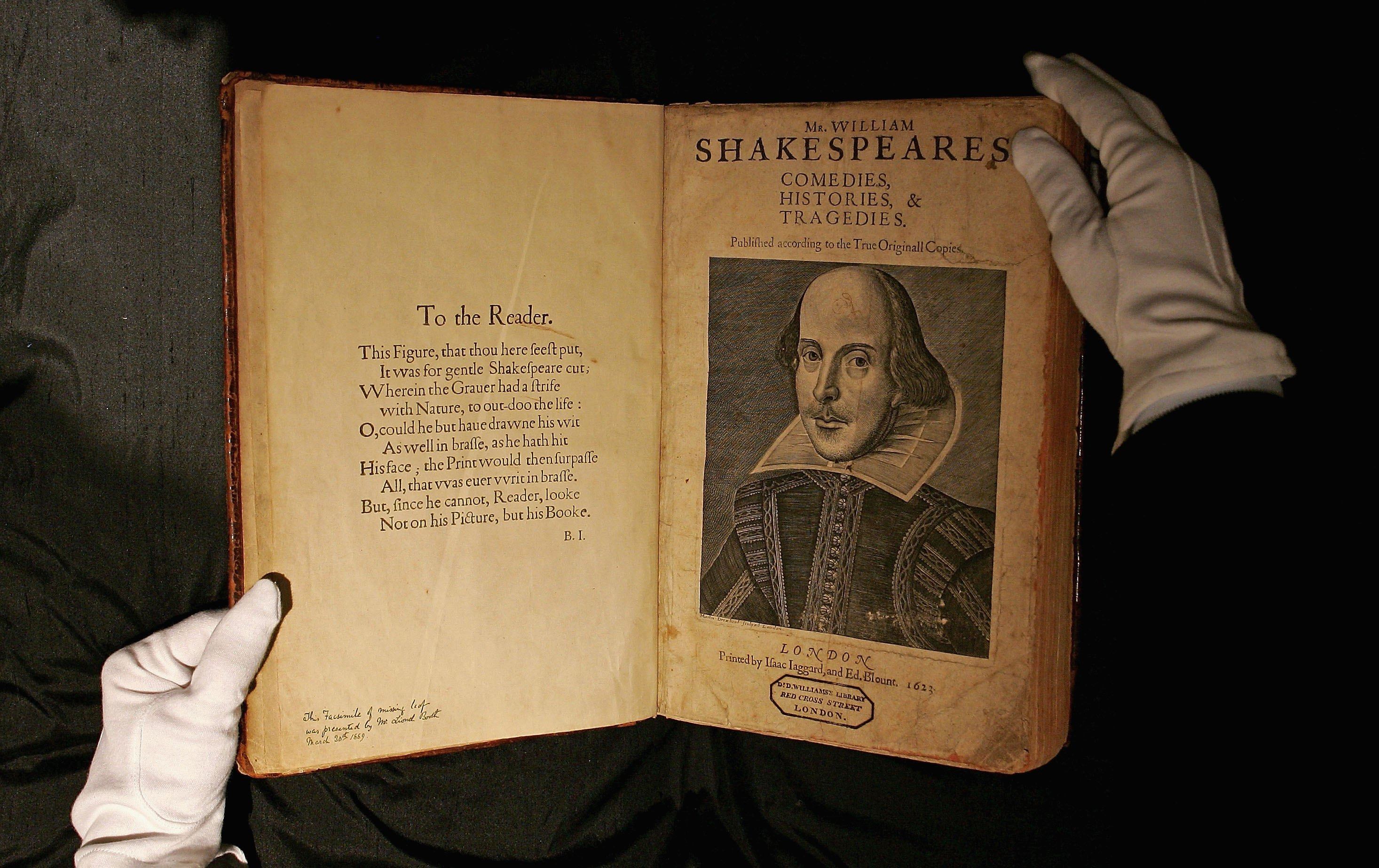 New US$1,200 collection of Shakespeare's plays marks 400th