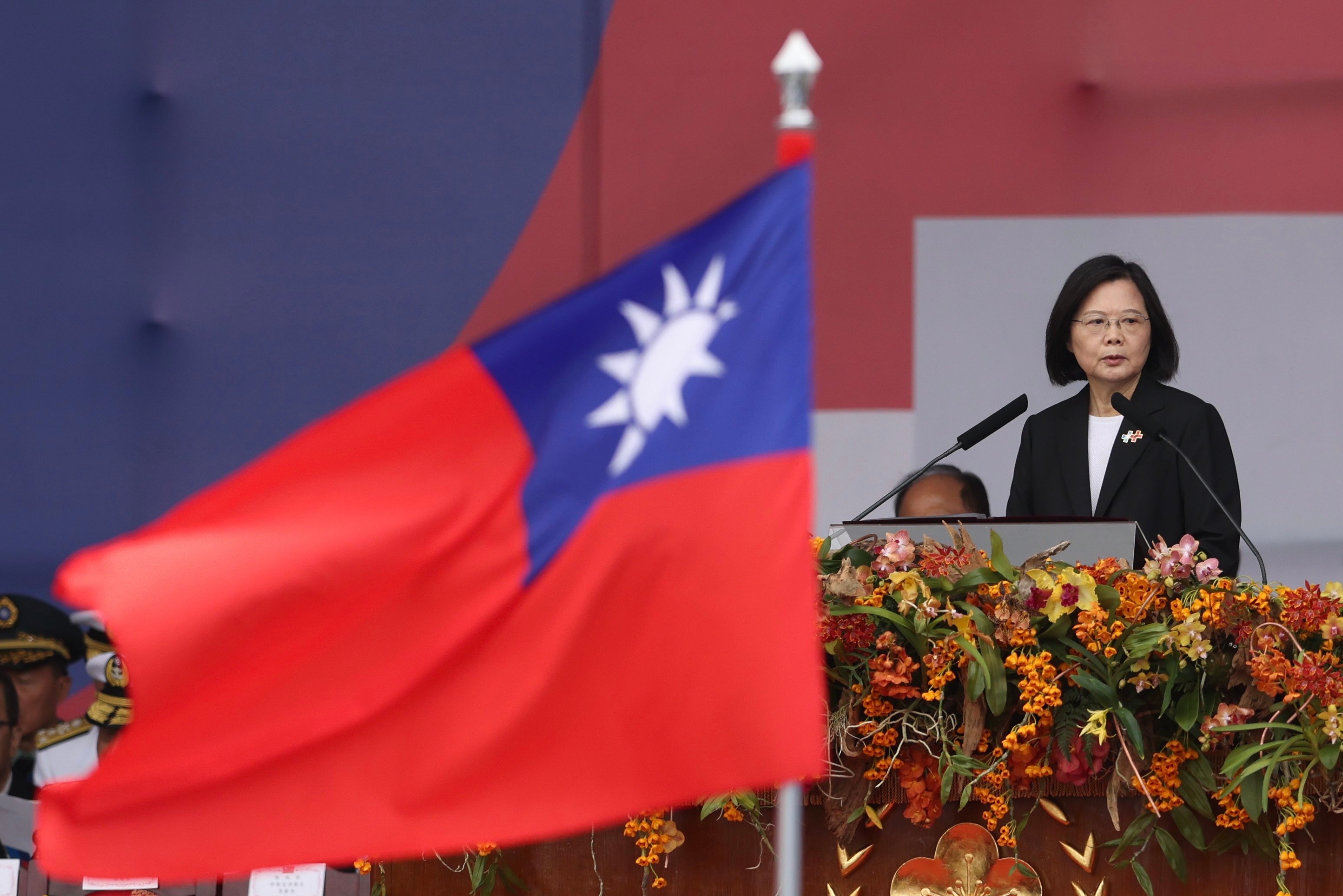 Taiwanese President Tsai Ing-wen’s  approval rating in October slipped to 36.5 per cent from last month’s 38.4 per cent, her worst polling since April 2019, according to a new survey. Photo: EPA-EFE 