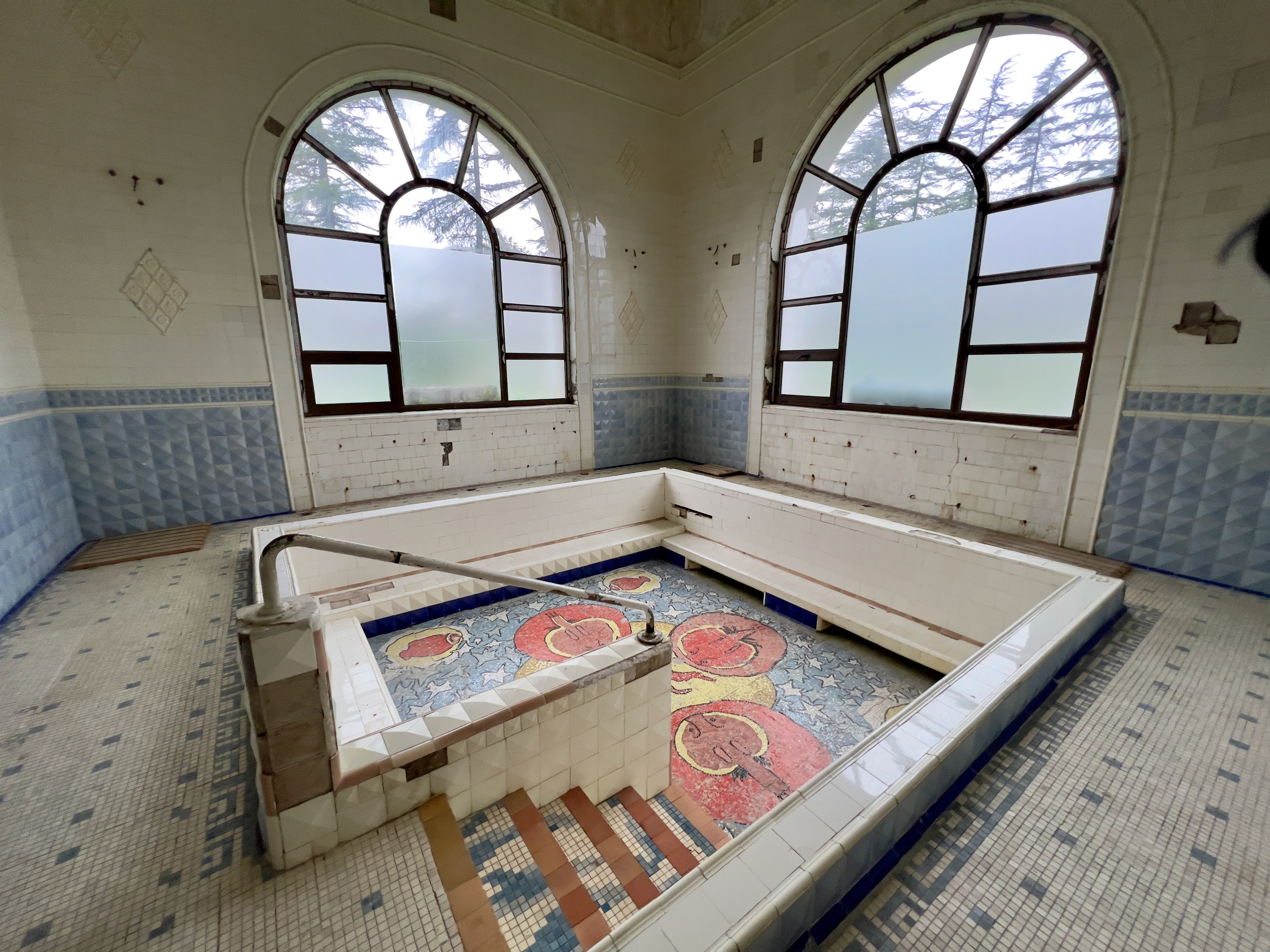 The private bath of Joseph Stalin in the spa town of Tskaltubo in Georgia. Photo: Peter Neville-Hadley